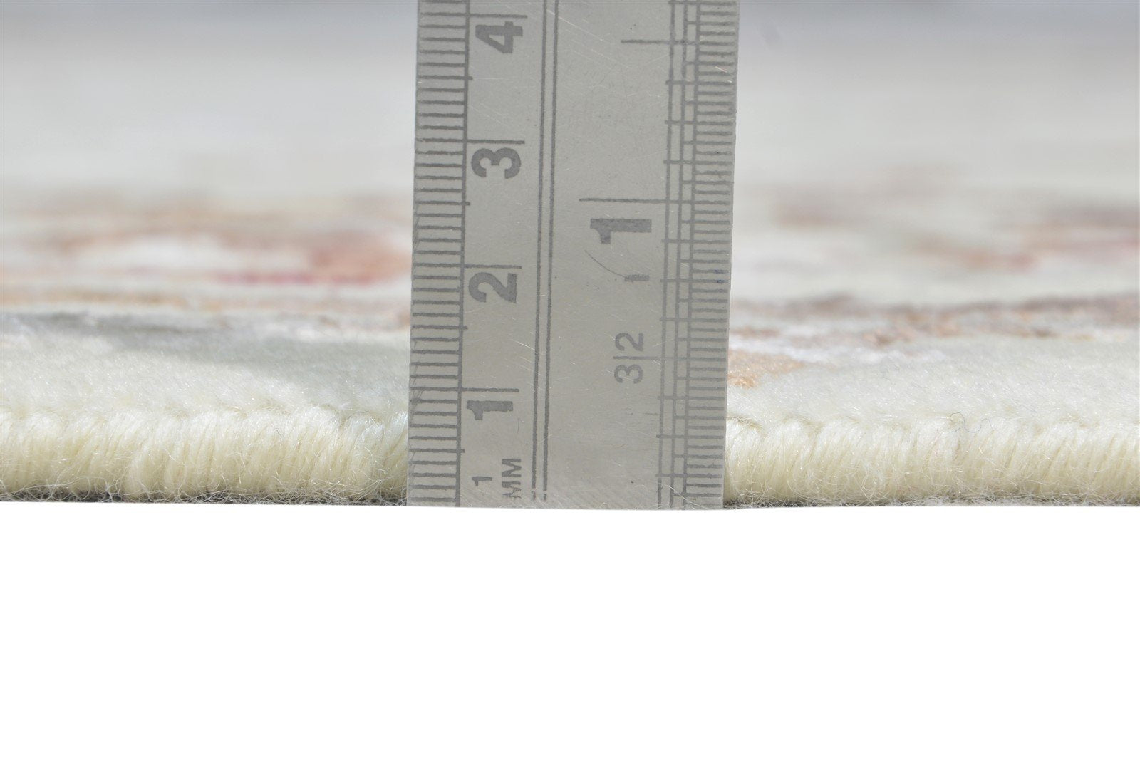 Micki Hand Knotted Cream Wool / Silk Rug 4X6 Persian Abbuson Oriental   7865126944917