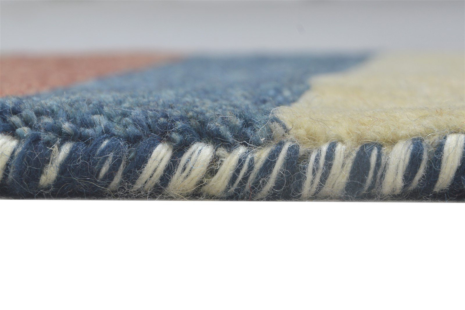 Multi Color Wool Rug 1X2 Persian Hand Knotted Gabbeh Southwestern Small Carpet 7864204296341