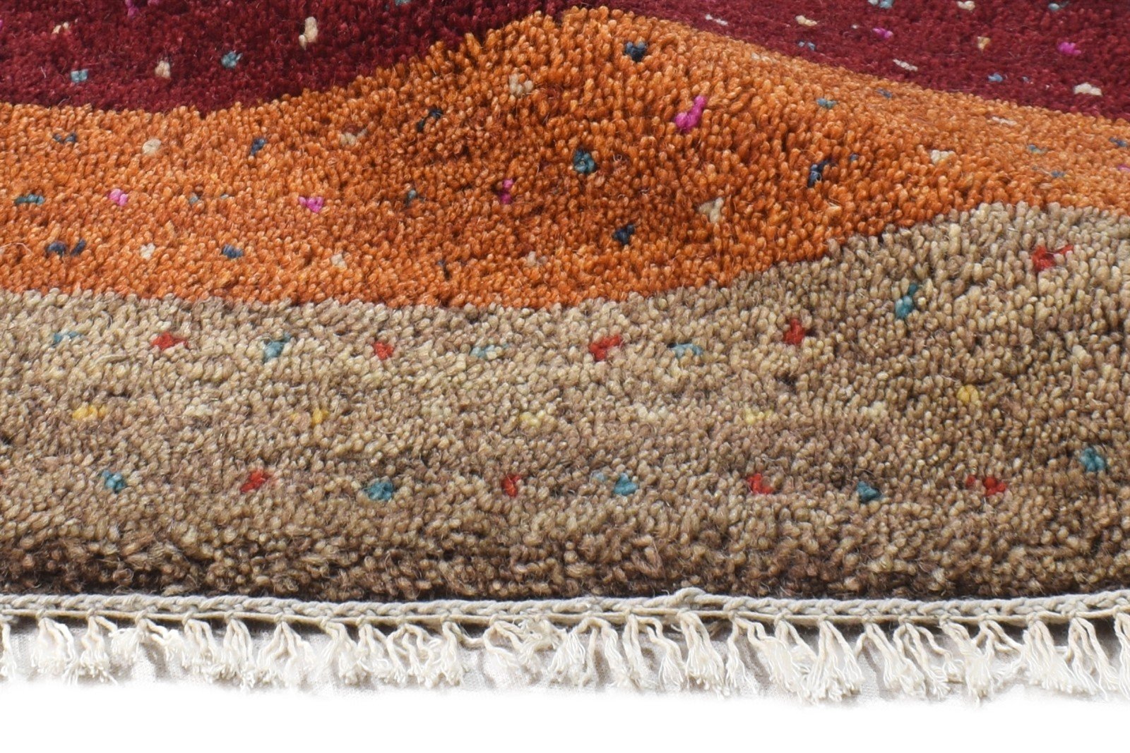Multi Color Wool Rug 1X2 Southwestern Hand Knotted American Tribal Small Carpet 7865057542293