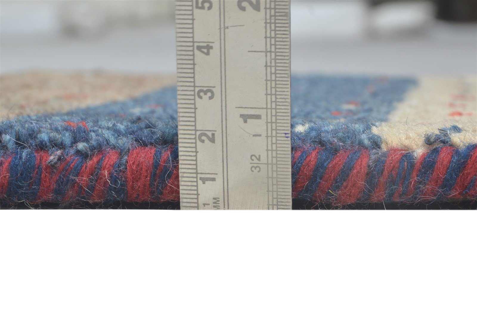 Multi Color Wool Rug 1X2 Southwestern Hand Knotted American Tribal Small Carpet 7865057542293