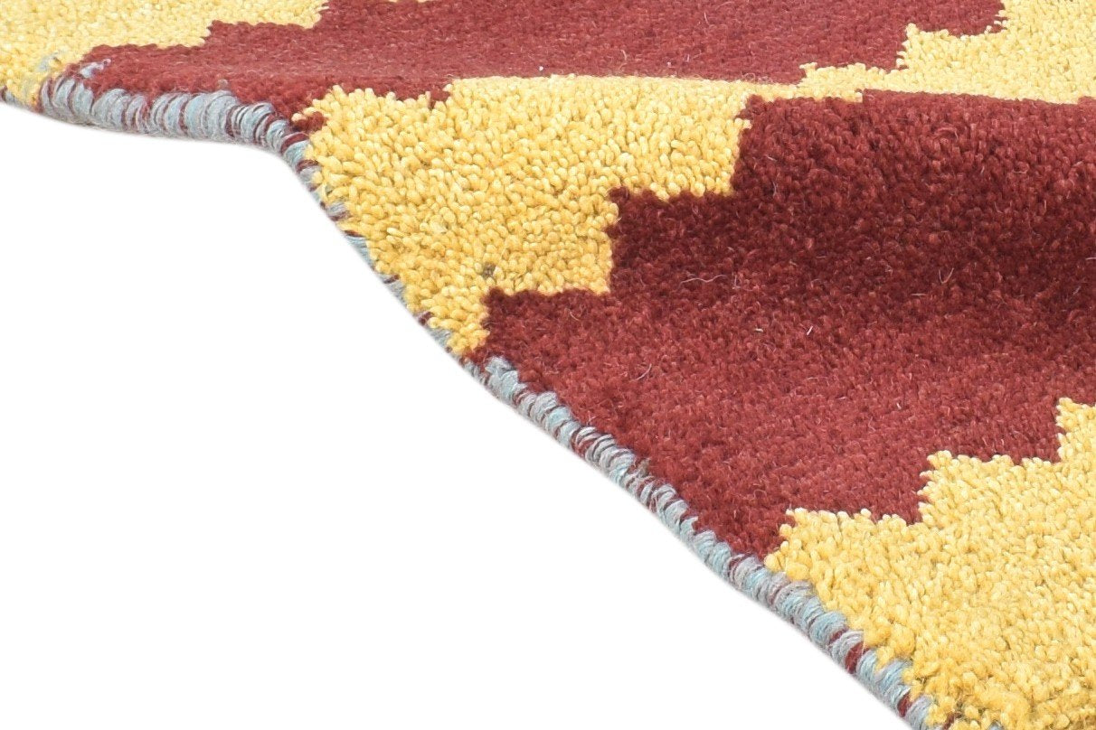 Multi Color Wool Rug 1X2 Tribal Hand Knotted Gabbeh Southwestern Small Carpet 7864504418453