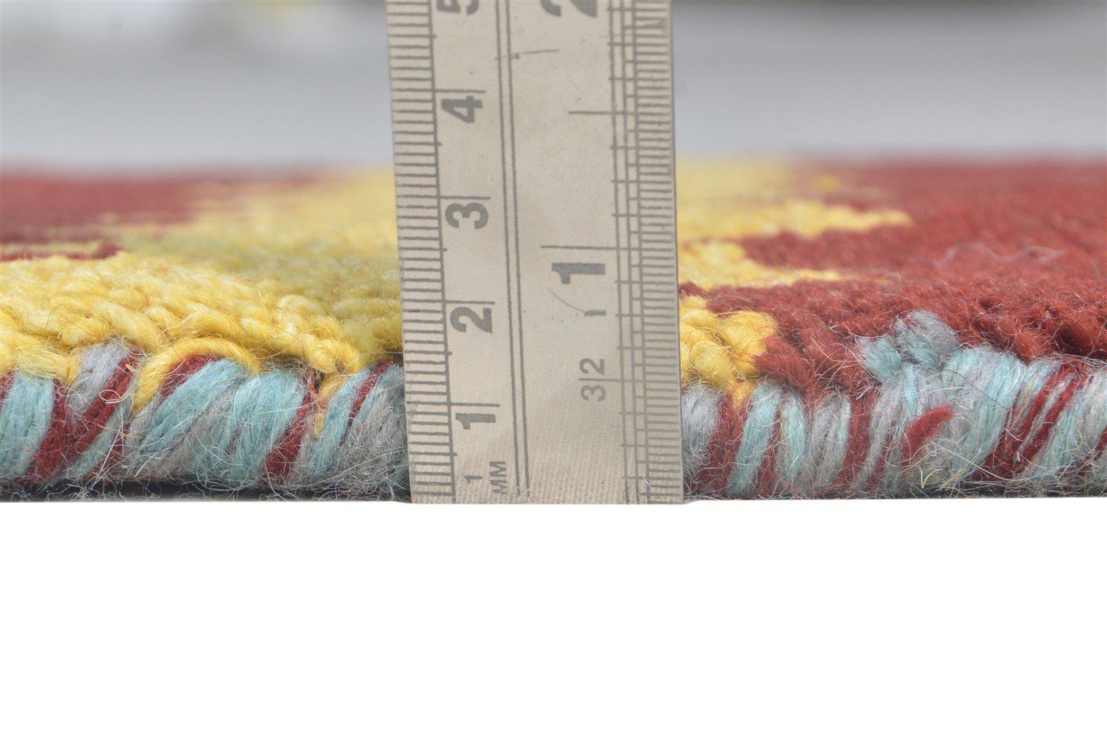 Multi Color Wool Rug 1X2 Tribal Hand Knotted Gabbeh Southwestern Small Carpet 7864504418453