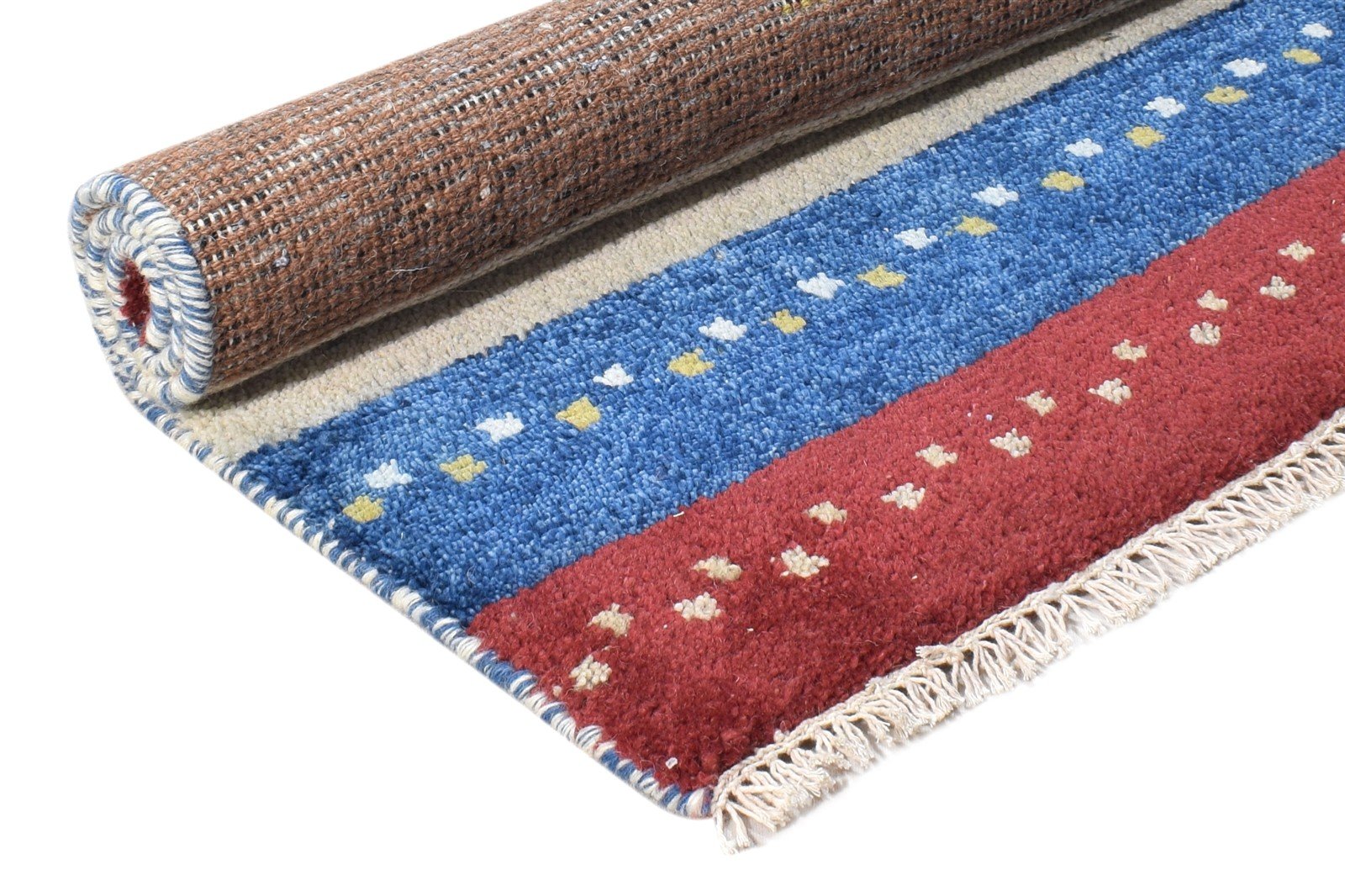Multi Color Wool Rug 2X3 Southwestern Hand Knotted American Tribal Small Carpet 7865062588565