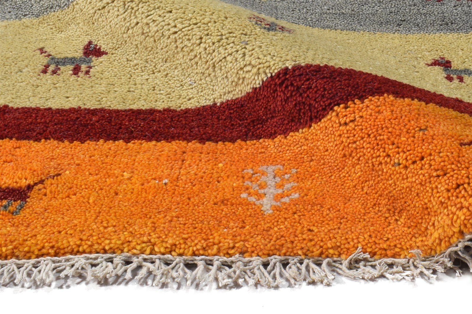 Multi Color Wool Rug 2X3 Southwestern Hand Knotted American Tribal Small Carpet 7865057149077