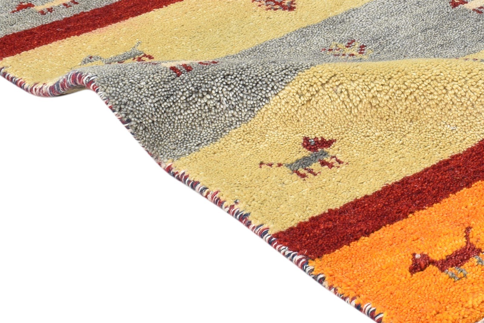 Multi Color Wool Rug 2X3 Southwestern Hand Knotted American Tribal Small Carpet 7865057149077