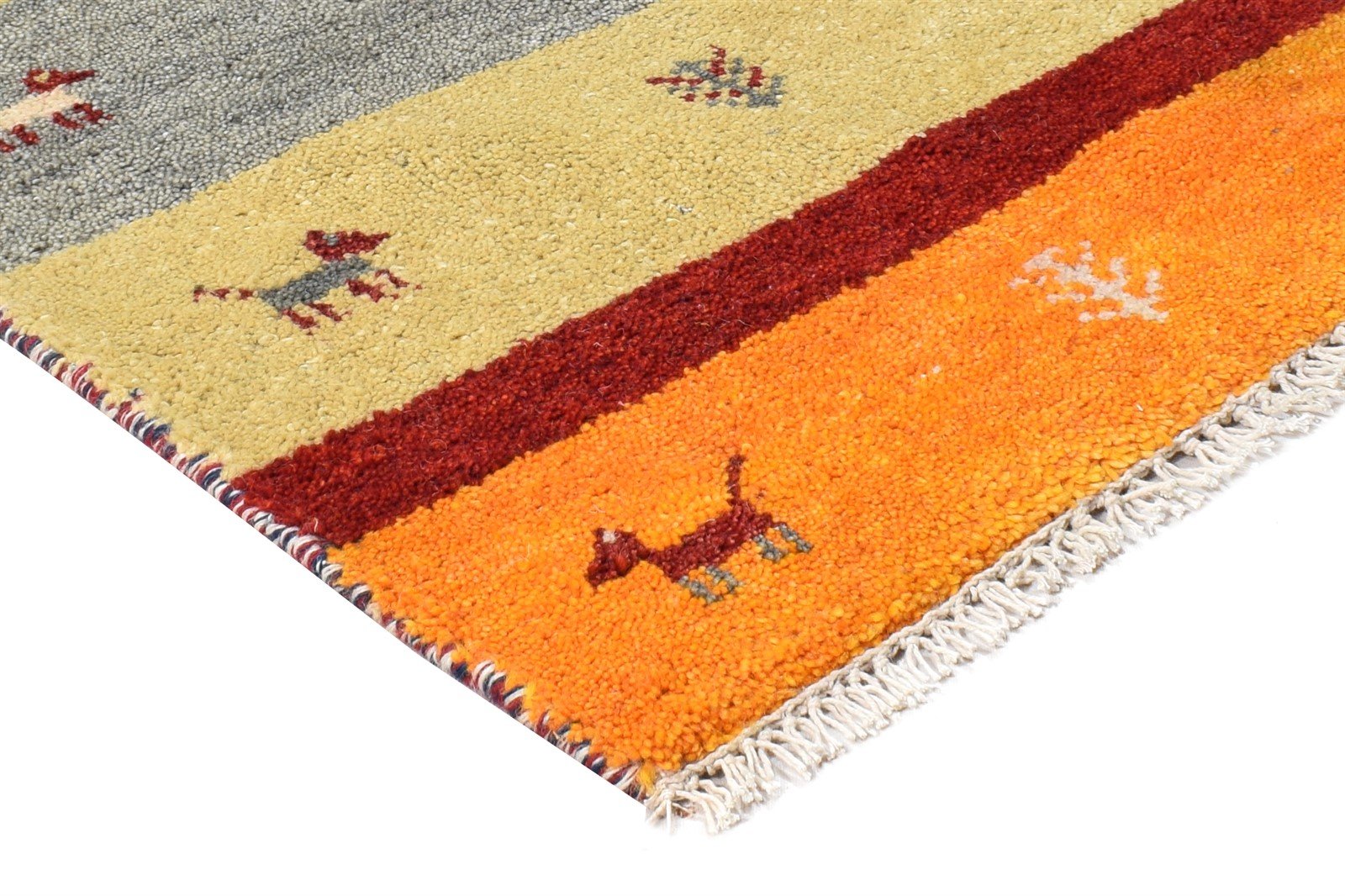 Multi Color Wool Rug 2X3 Southwestern Hand Knotted American Tribal Small Carpet 7865057149077