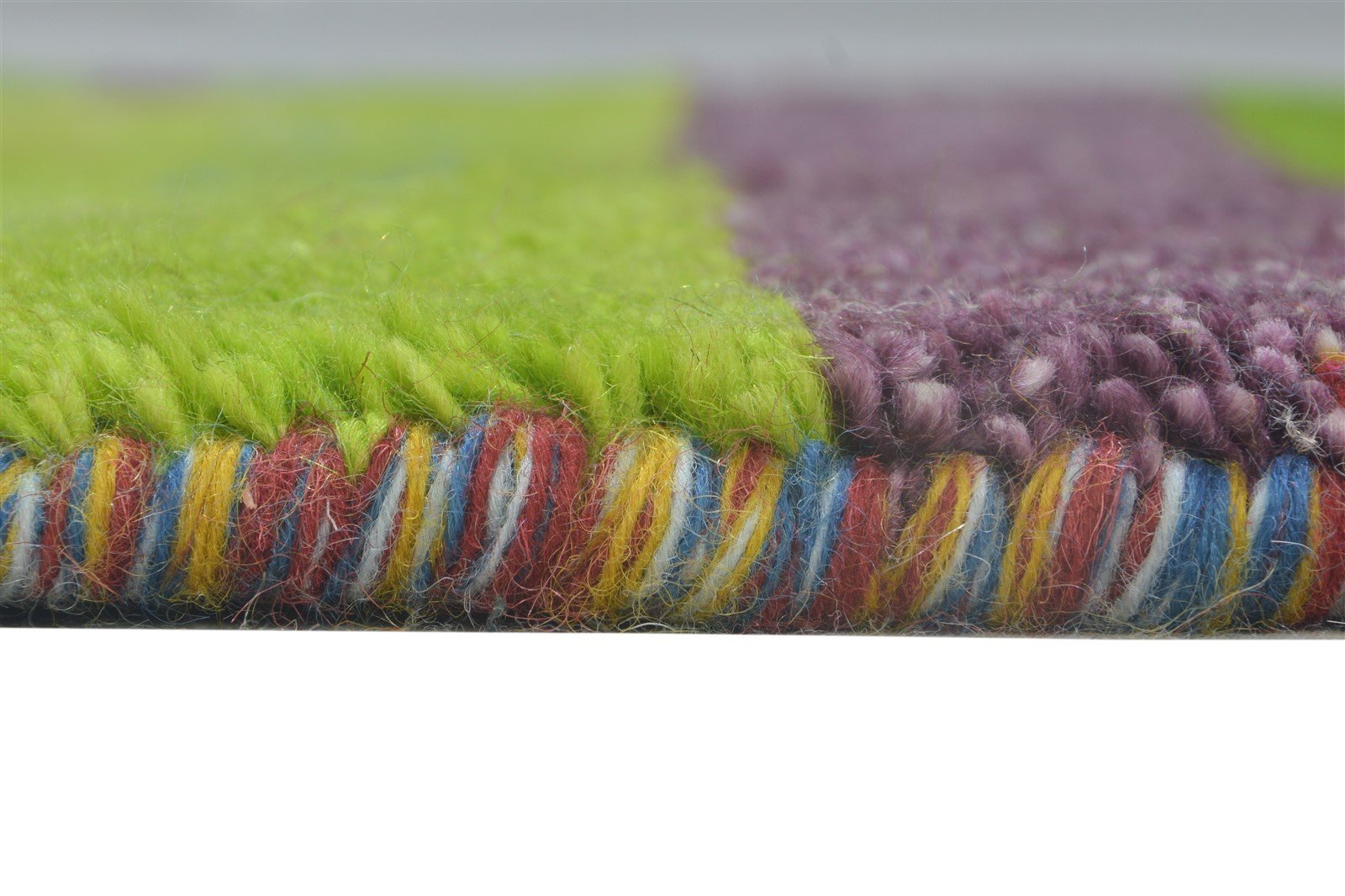 Multi Color Wool Rug 2X3 Tribal Hand Knotted Gabbeh Southwestern Small Carpet 7864510546069