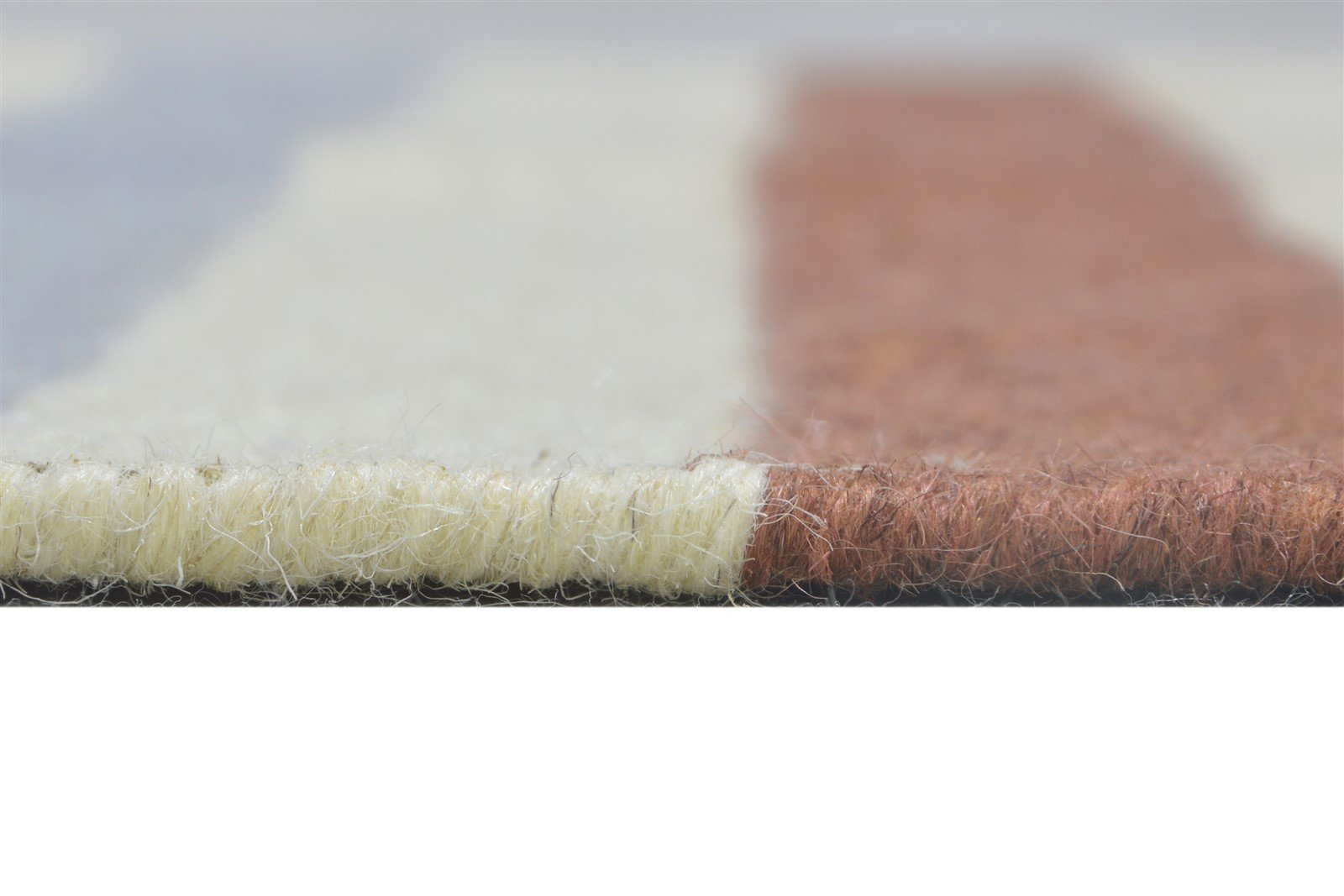 Multi Color Wool Rug 3' X 5' Modern Dhurrie Scandinavian Striped Small Carpet 7864493801621