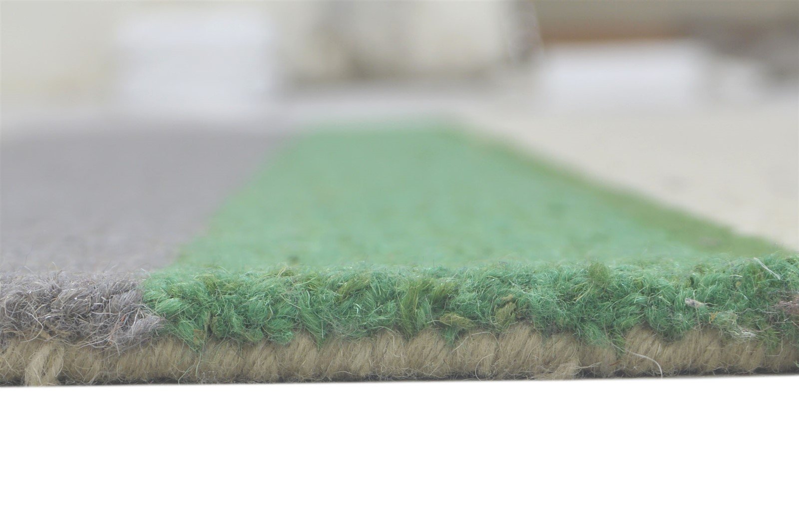 Multi Color Wool Rug 5X8 Modern Hand Tufted Scandinavian Striped Room Size 7860705493141