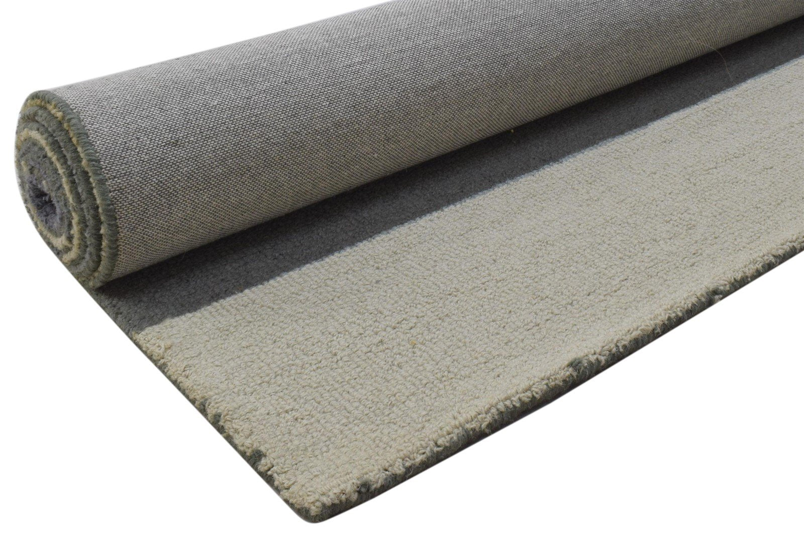 Nert Multi Color Wool Rug 5X8 Modern Hand Tufted Scandinavian Striped 7860707066005