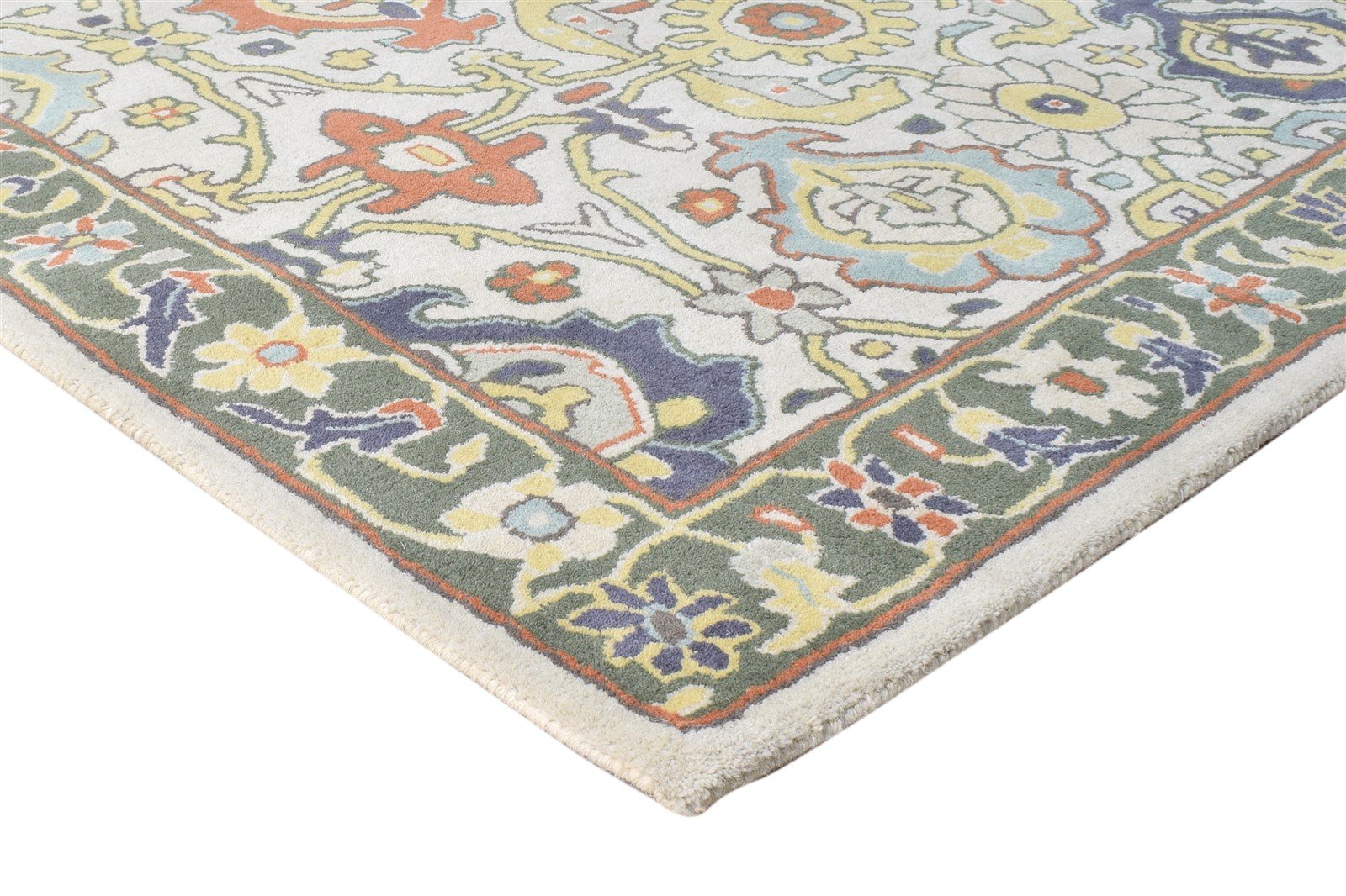 Emmy Multi Color Wool Rug 5X8 Persian Hand Tufted Oushak Oriental 7865187729557