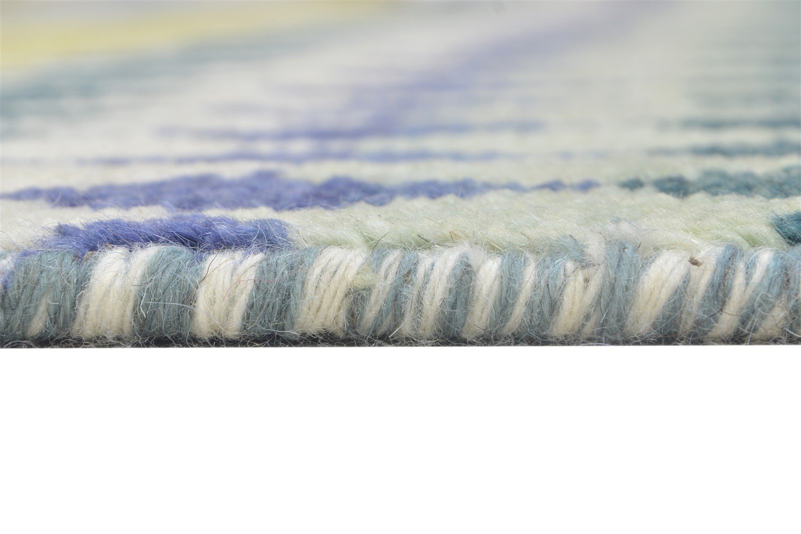 Multi Color Wool Rug 6X9 Modern Hand Knotted Moroccan Trellis Room Size Carpet 7864978440341