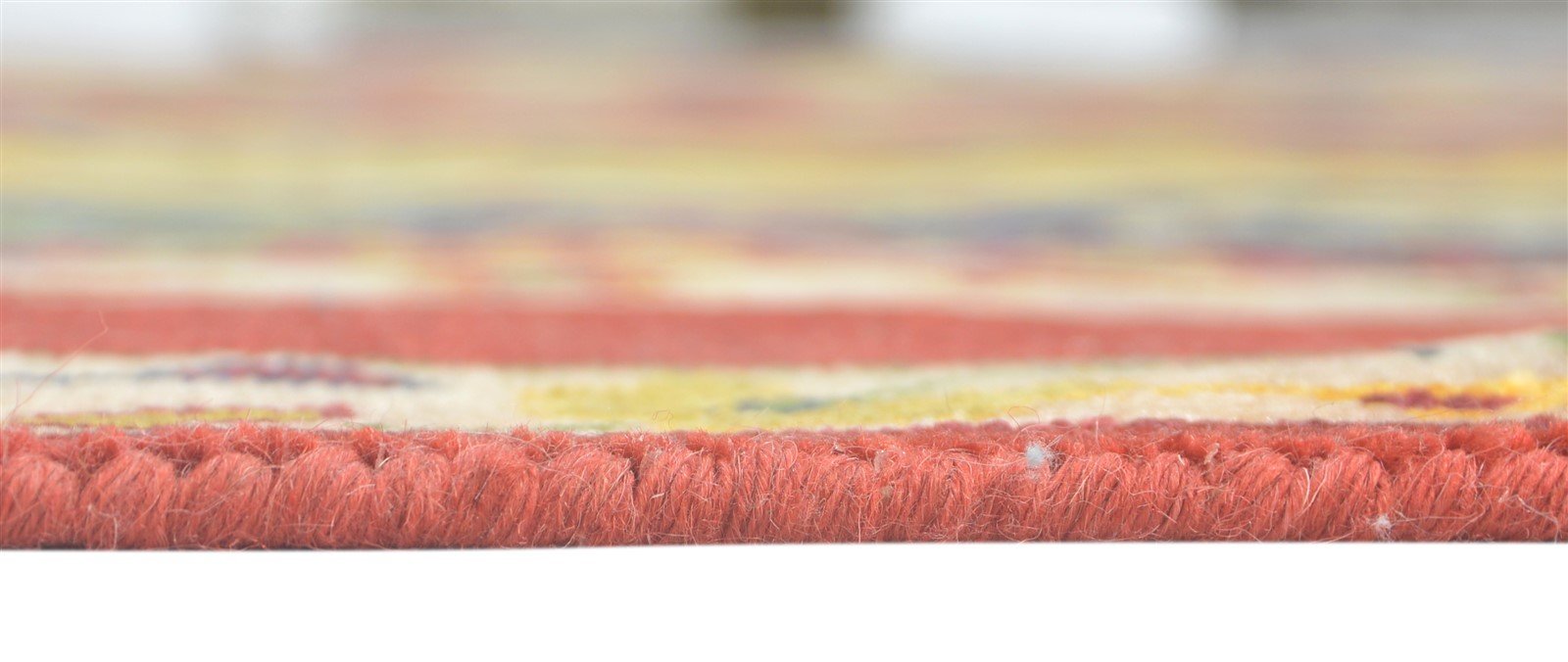Multi Color Wool Rug 8' X 10' Persian Hand Knotted Turkish Striped Large Carpet 7860675969173