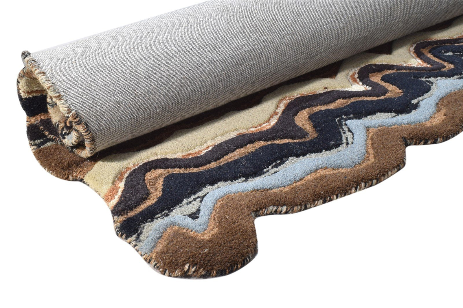 Multi Wool Rug 5' X 8' Persian Hand Tufted Southwestern Tribal Room Size Carpet 7864996429973
