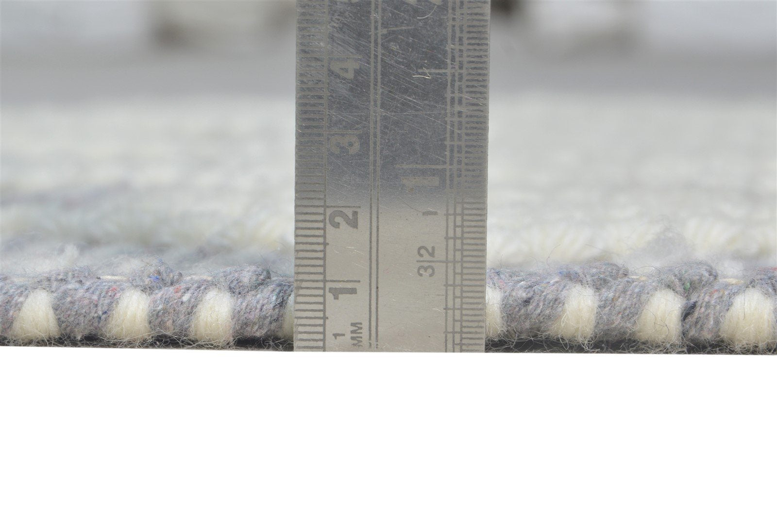 New Zealand Wool Grey Rug 3X4 Modern Hand Woven Scandinavian Nordic Small Carpet 7865180520597