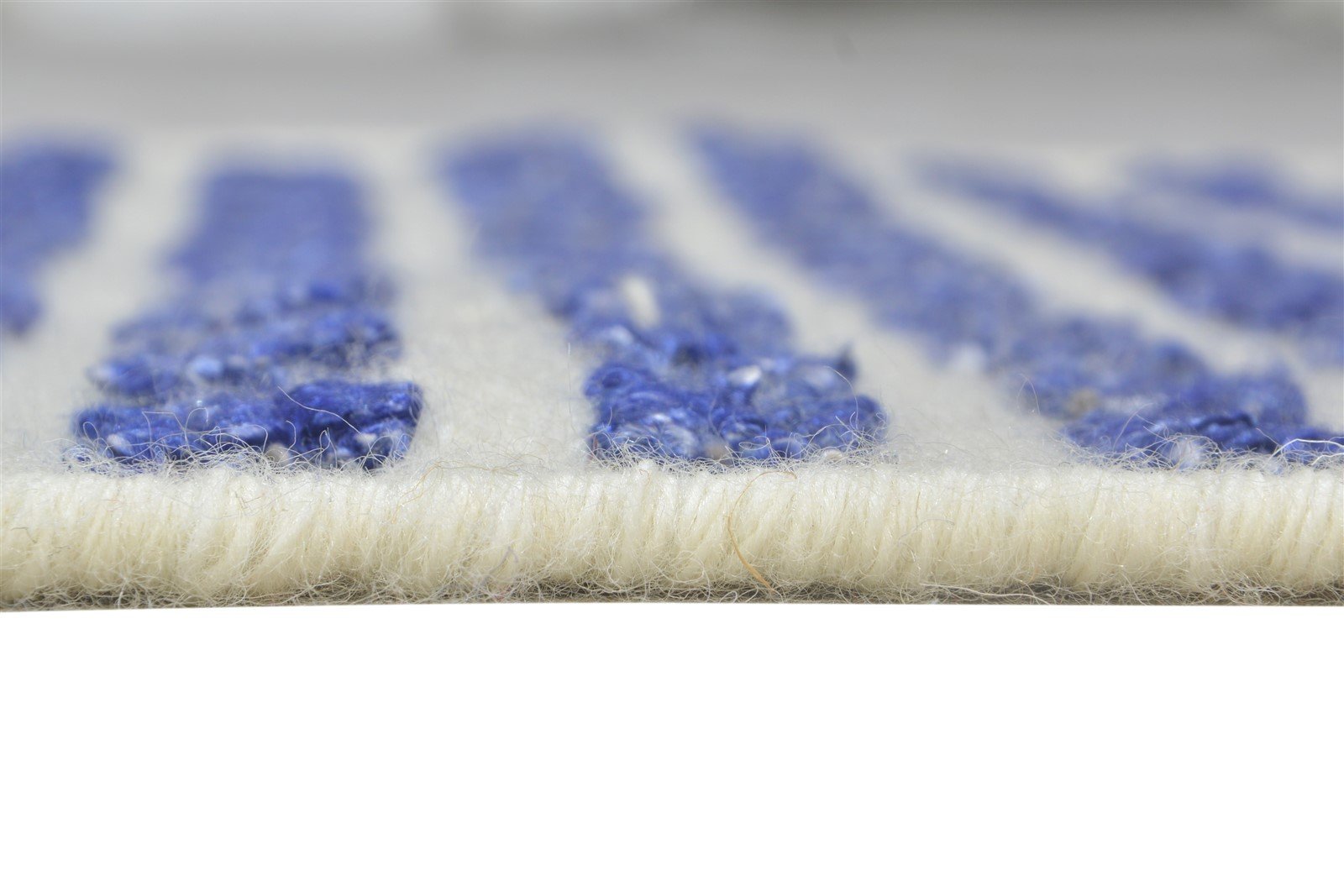Greta New Zealand Wool Navy Blue Rug 2X3 Modern Jacquard Loom Scandinavian Abstract 7865105711253
