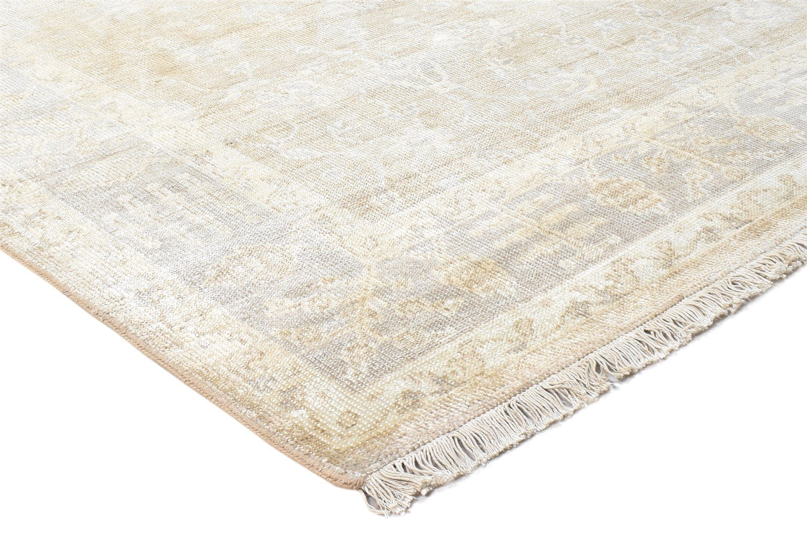 Nolana Brown Silk Rug 5' X 8' Persian Hand Knotted Kashan Oriental 7864803066005