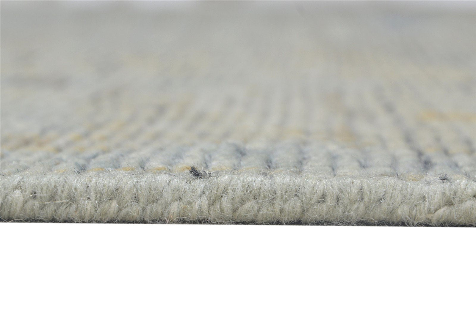 Nyra Wool Gray Hand-Knotted Oushak Persian Rug 8881897930901