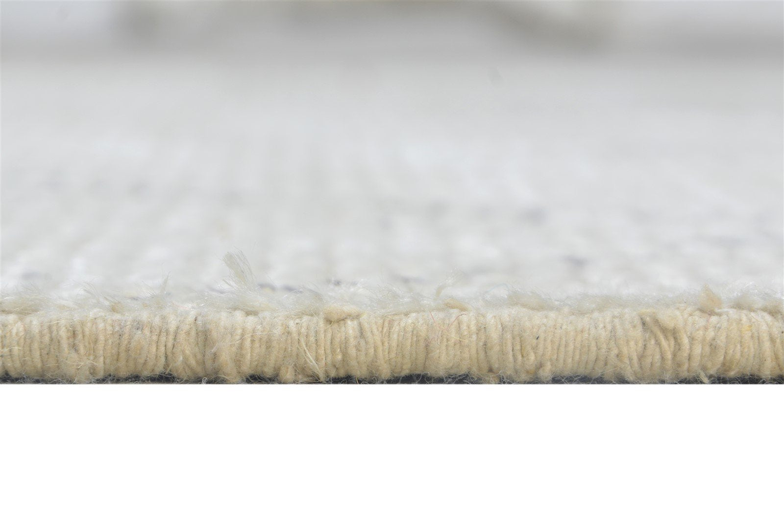 Off-White Silk Rug 5' X 7' Persian Hand Knotted Bokhara Diamond Room Size Carpet 7864418959509