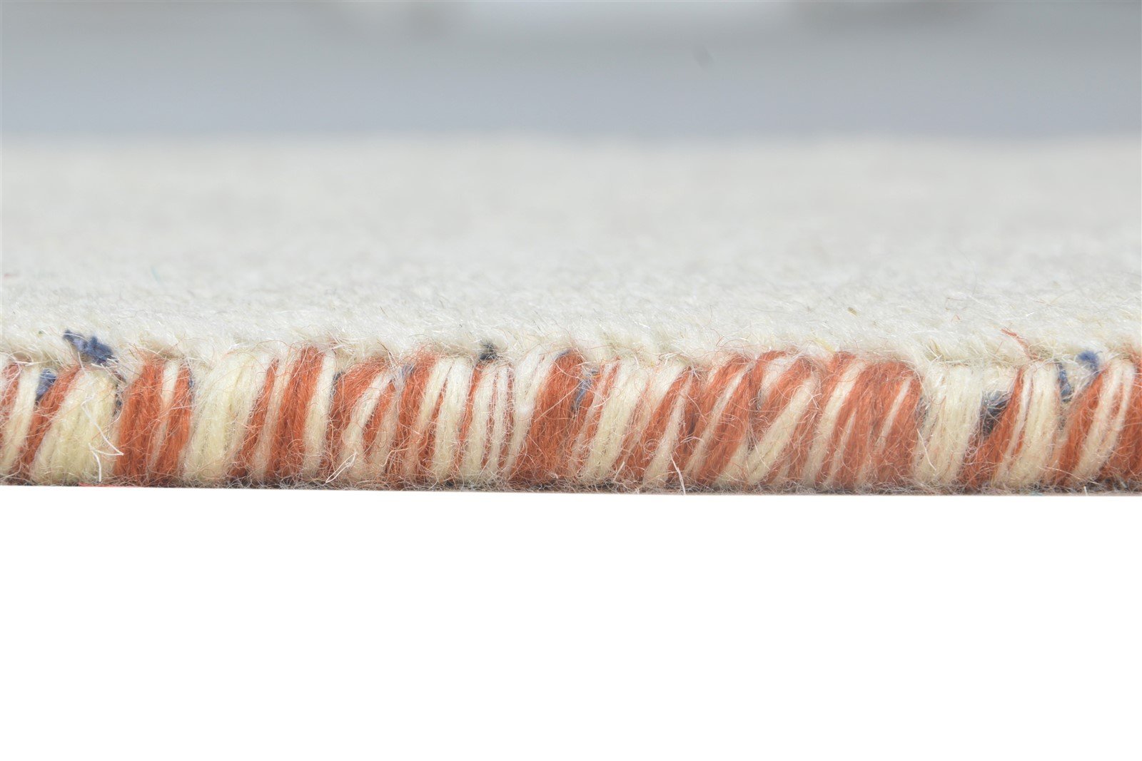 Off-White Wool Rug 1X2 Southwestern Hand Knotted American Tribal Small Carpet 7865086115989