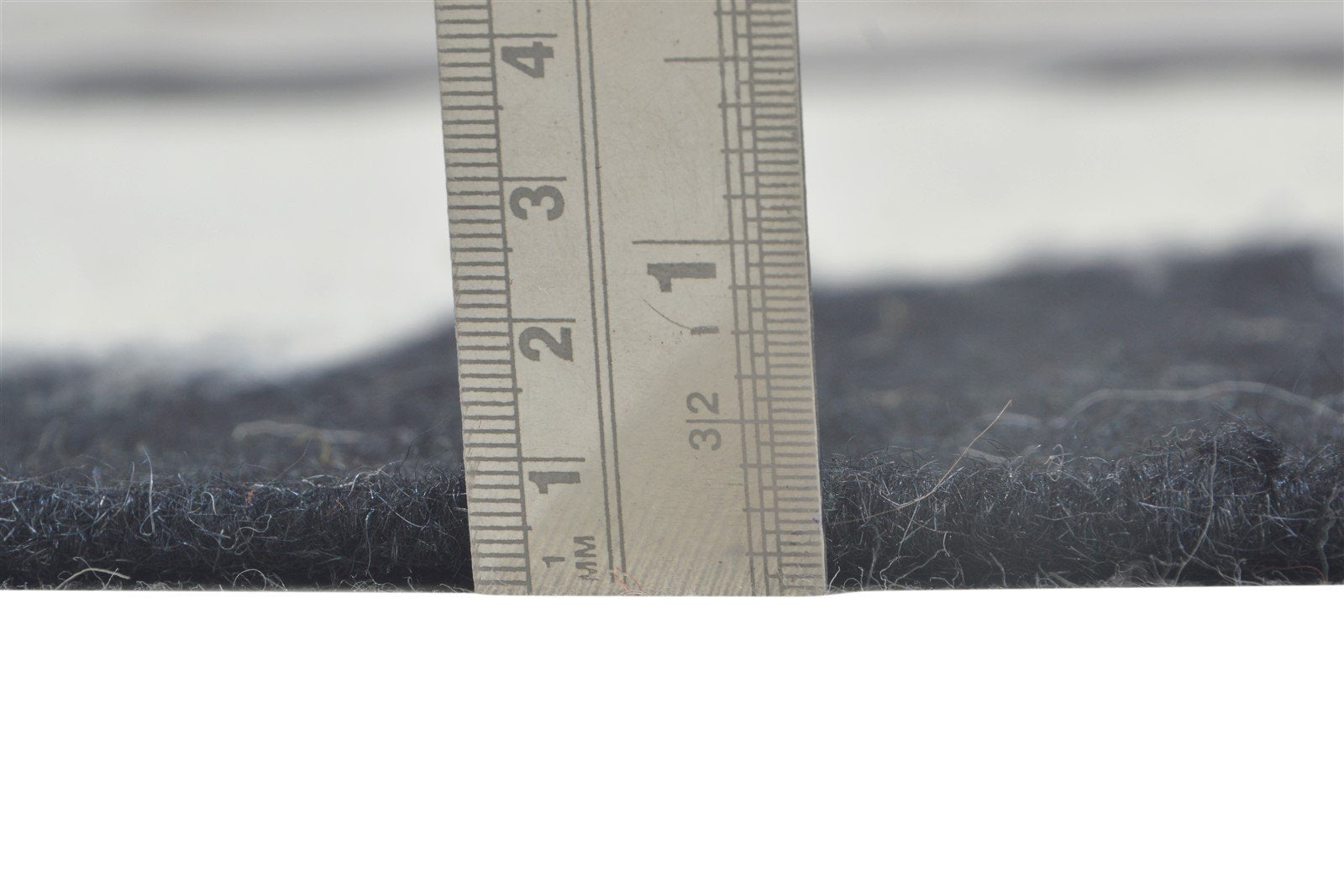 Off-White Wool Rug 4' X 6' Modern Dhurrie Scandinavian Abstract Room Size Carpet 7865003409557