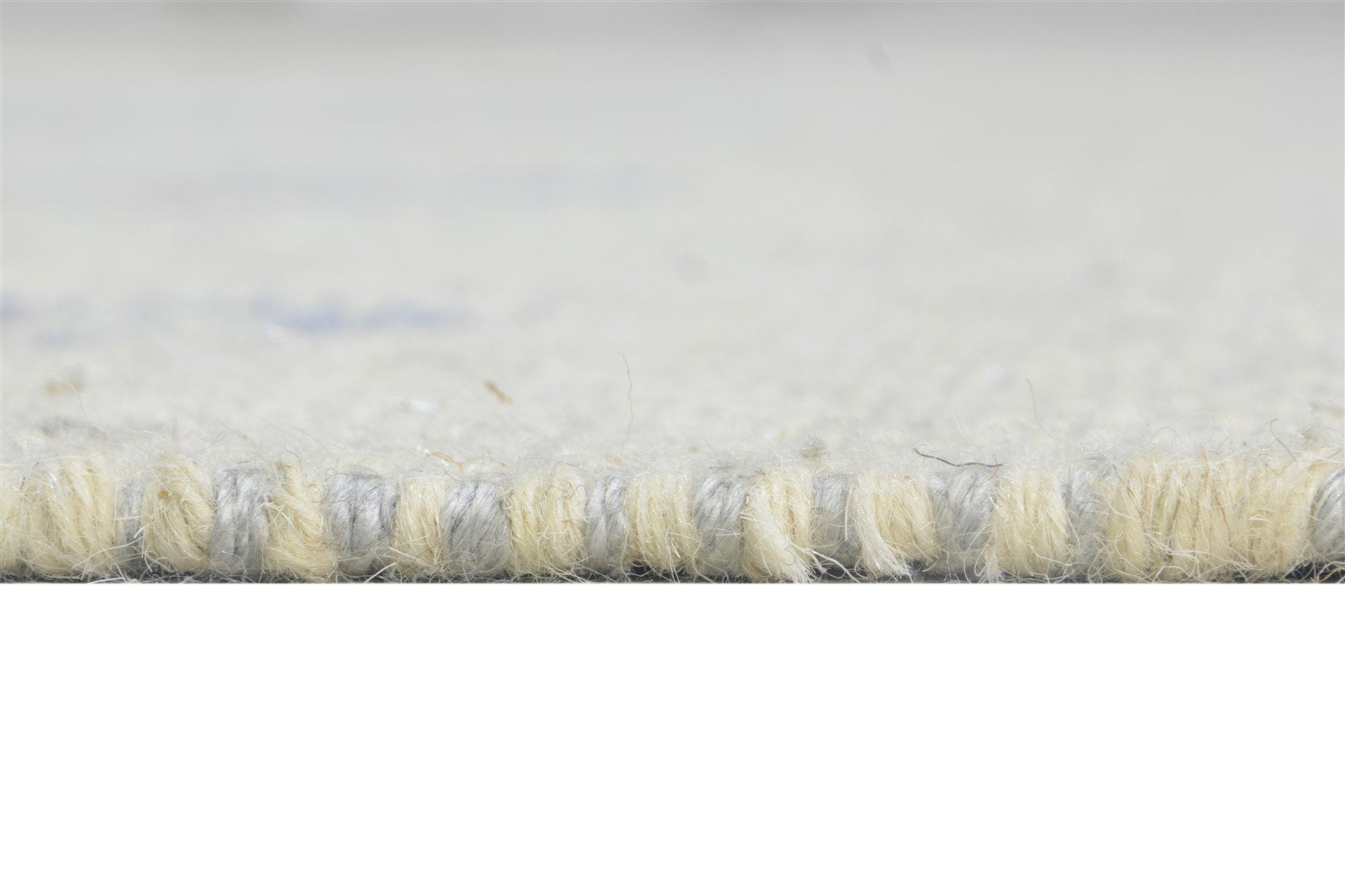 Off-White Wool Rug 5' X 7' Modern Dhurrie Indian Diamond Room Size Carpet 7864462606485