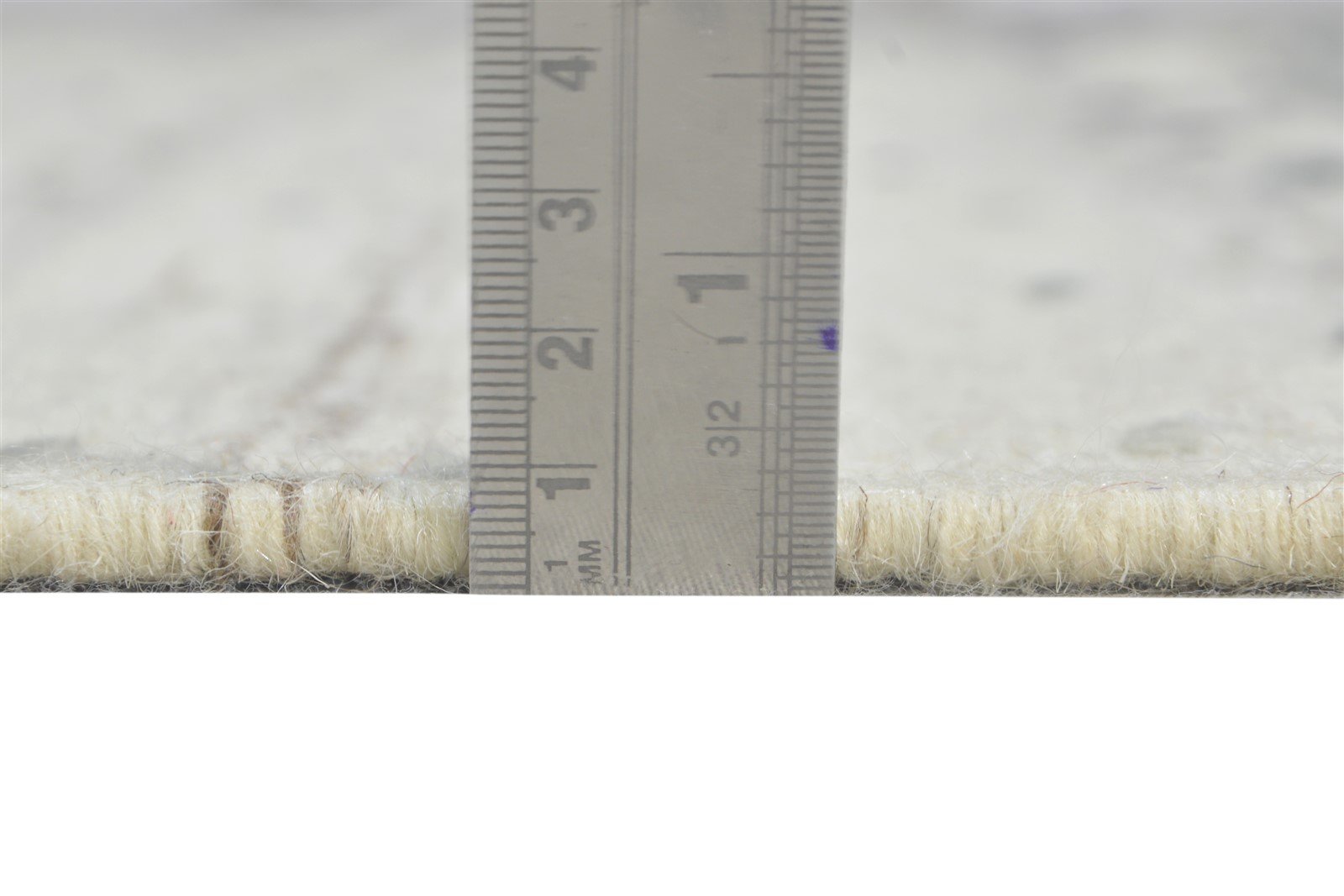 Off-White Wool Rug 6' X 8' Modern Dhurrie Scandinavian Nordic Room Size Carpet 7865051775125