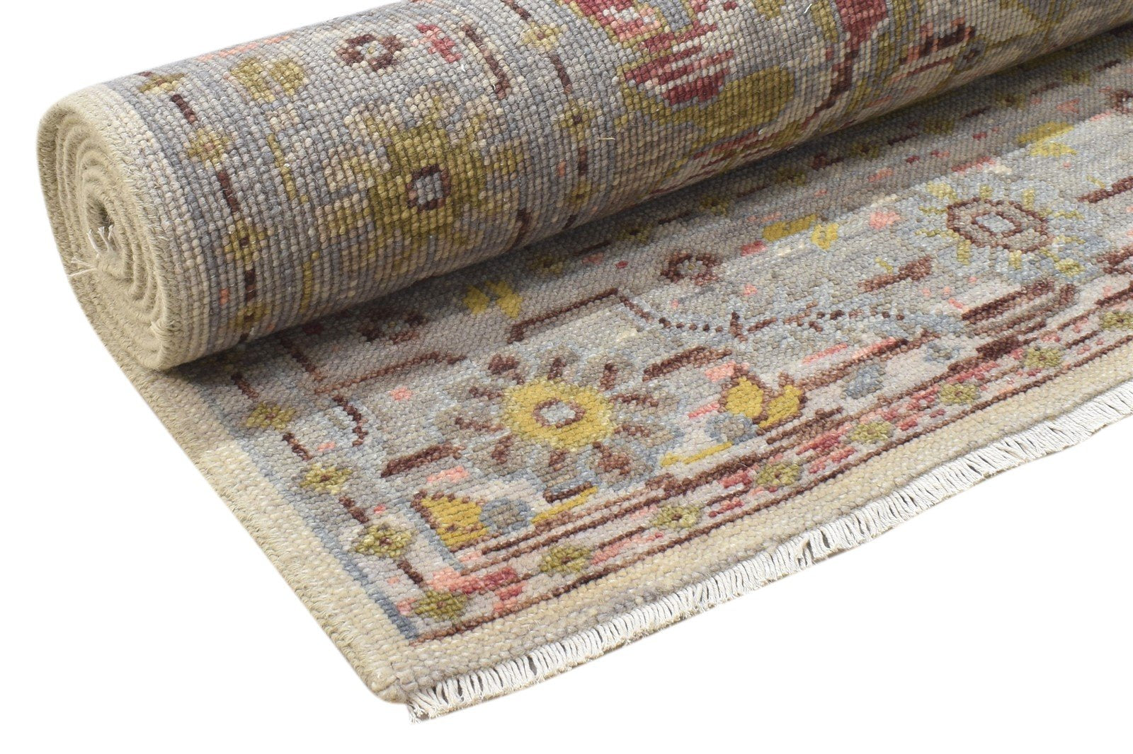Pansie 6X9 Rug Wool Colorful Persian Hand Knotted Heriz-Indian Oriental 7864103862421