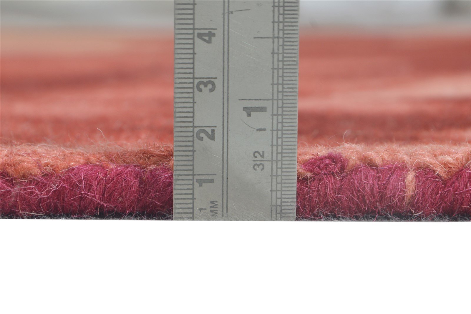 Perla Wool Red Rug 5' X 8' Modern Hand Tufted Shibori Tie Dye   7865172295829