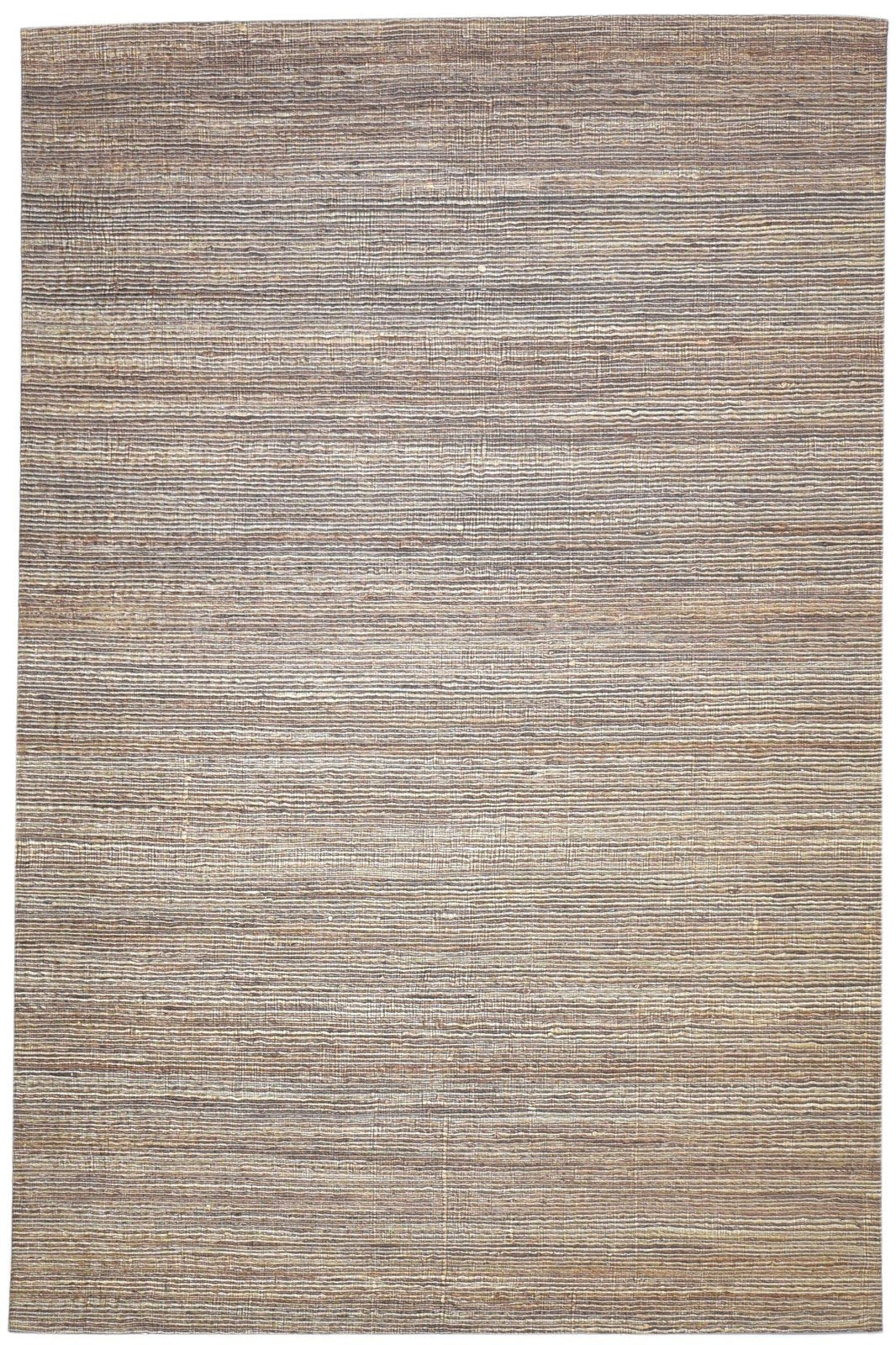 Perrine Brown Jacquard Rug 5X8 Modern Jacquard Loom Scandinavian Solid   7864475943061