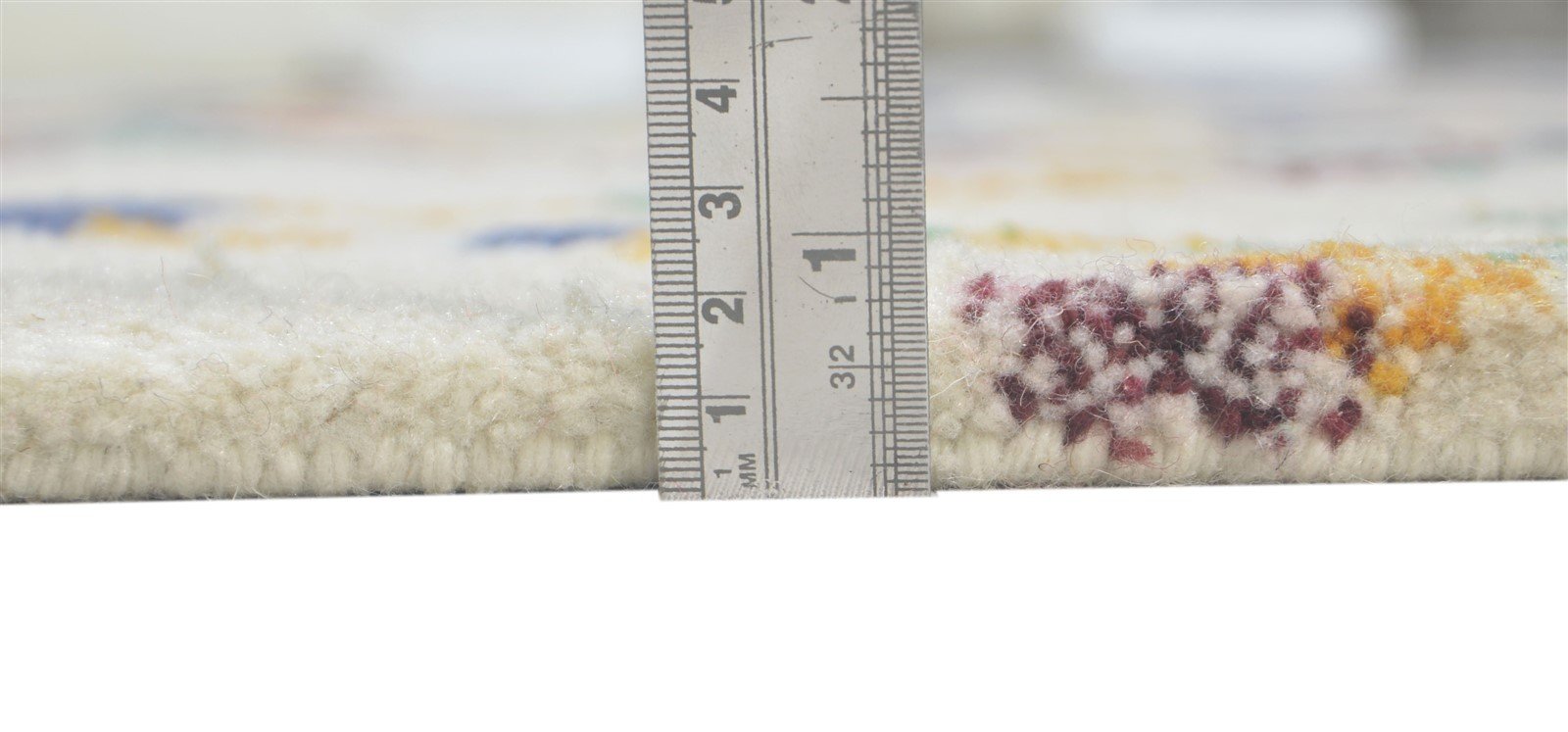 Pet Yarn Ivory Rug 5' X 8' Shag Hand Tufted Moroccan Trellis Room Size Carpet 7860687274133
