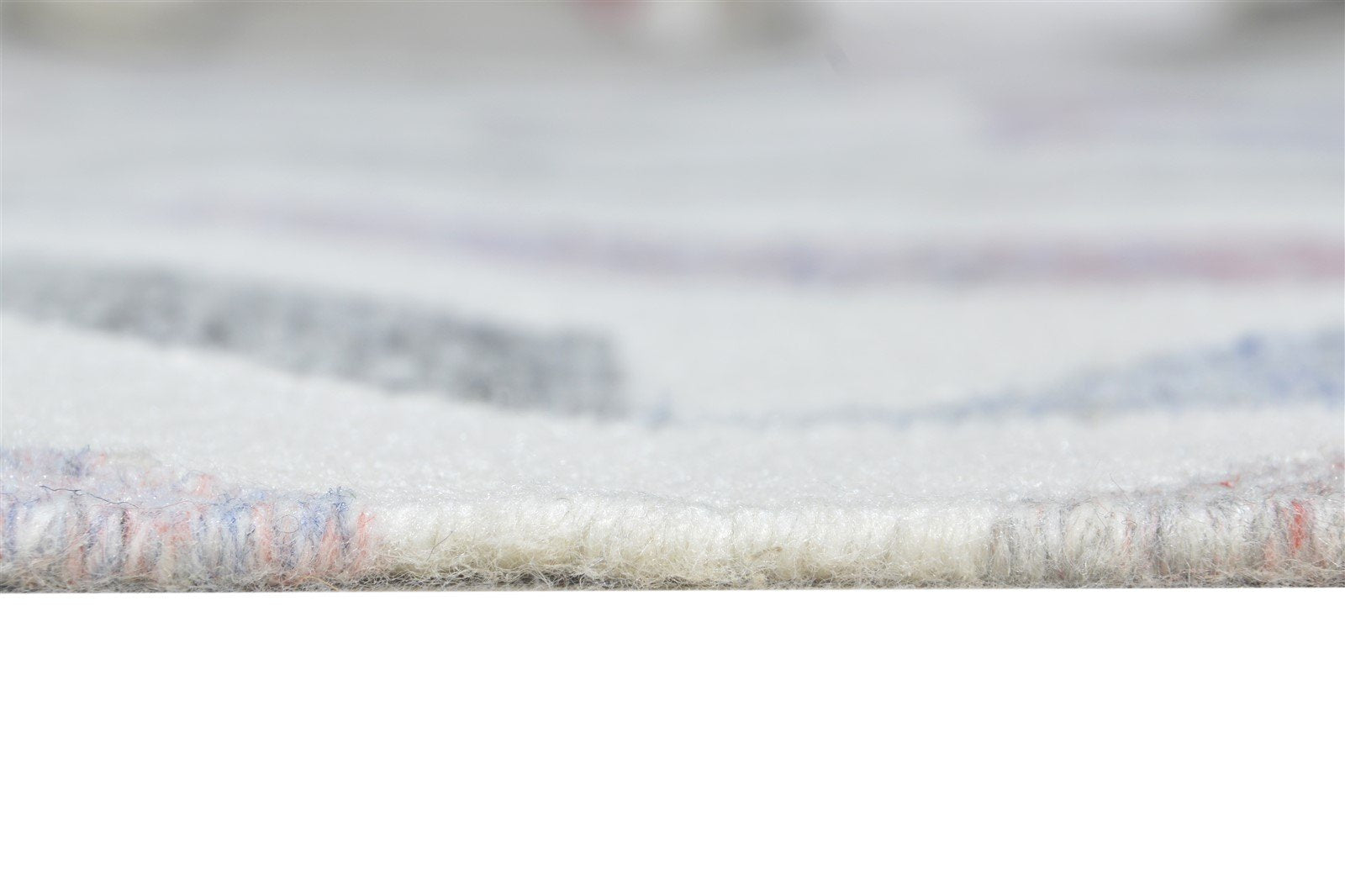 Pet Yarn Purple Rug 5X7 Modern Hand Woven Scandinavian Nordic Room Size Carpet 7865140904085