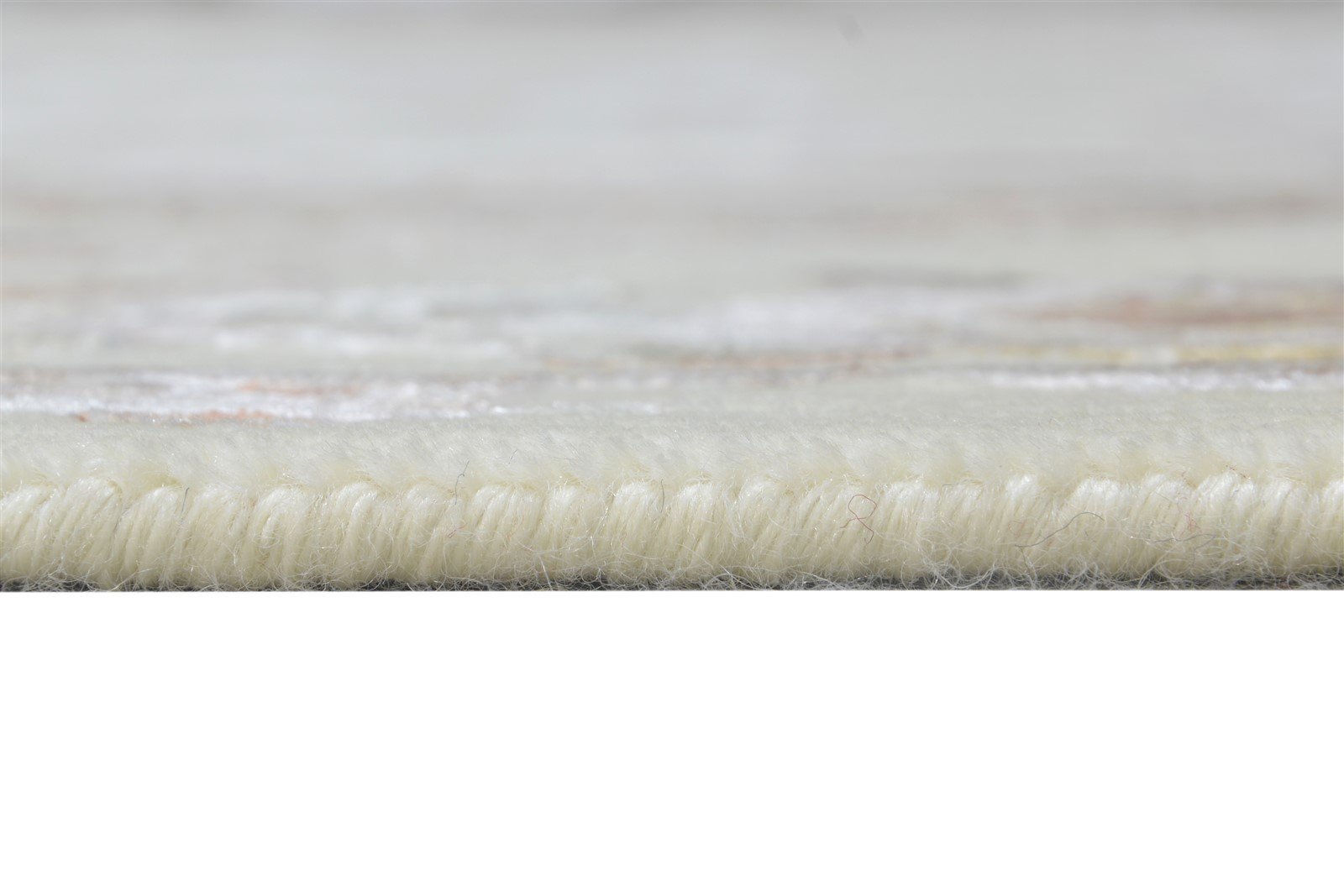 Petronia Hand Knotted Cream Wool / Silk Rug 6X10 Persien Abbuson Oriental   7865126125717