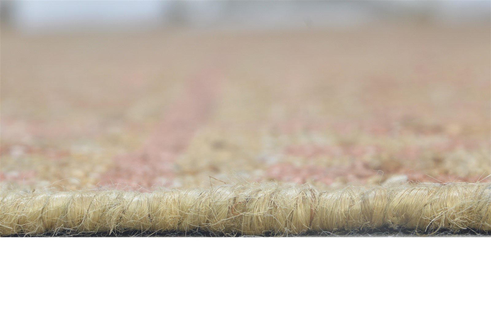 Pink Jute Rug 9' X 13' Modern Hand Woven Scandinavian Trellis Extra Large Carpet 7864806244501