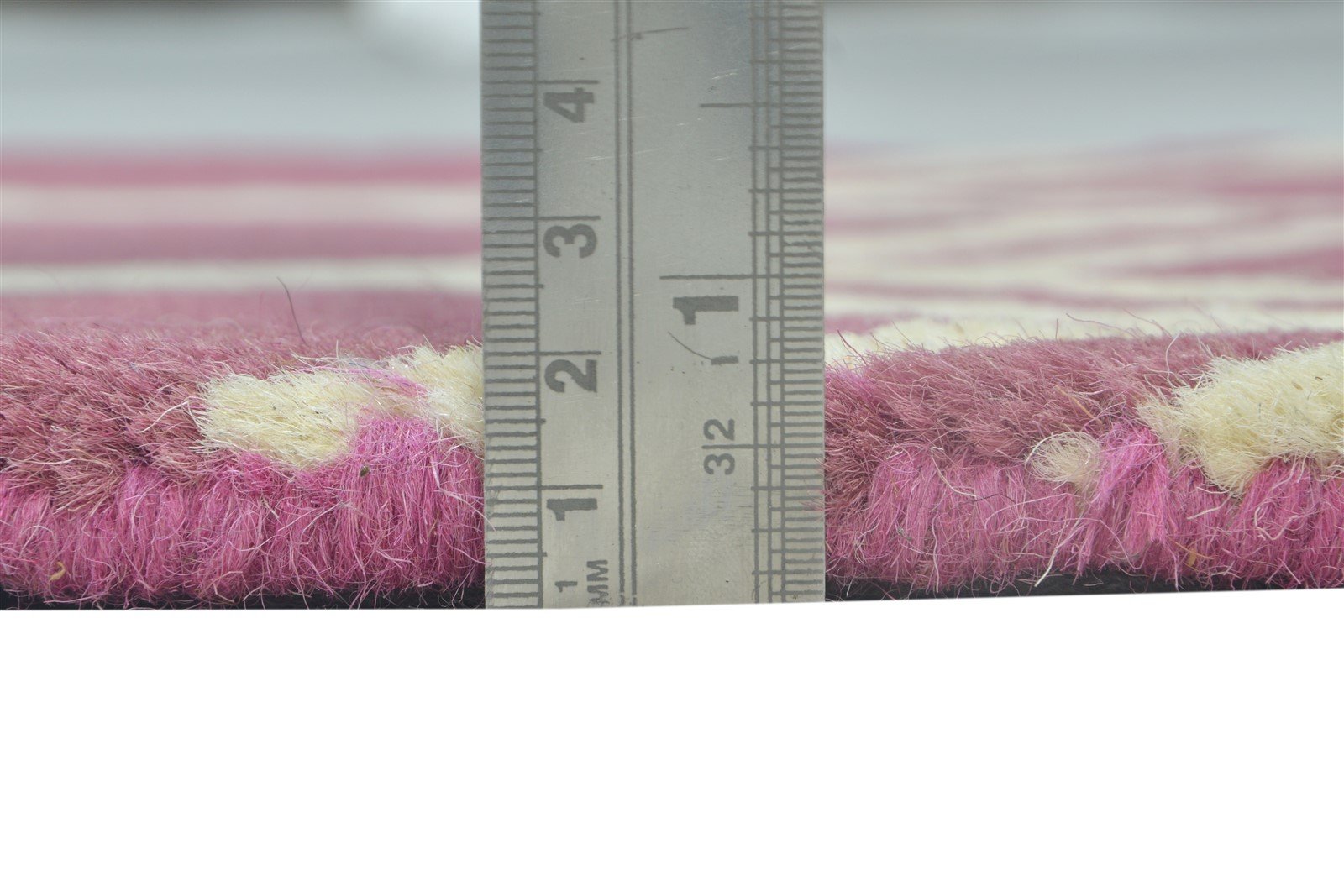 Pink Wool Rug 2' X 2' Modern Hand Tufted Moroccan Trellis Small Carpet 7864127750293