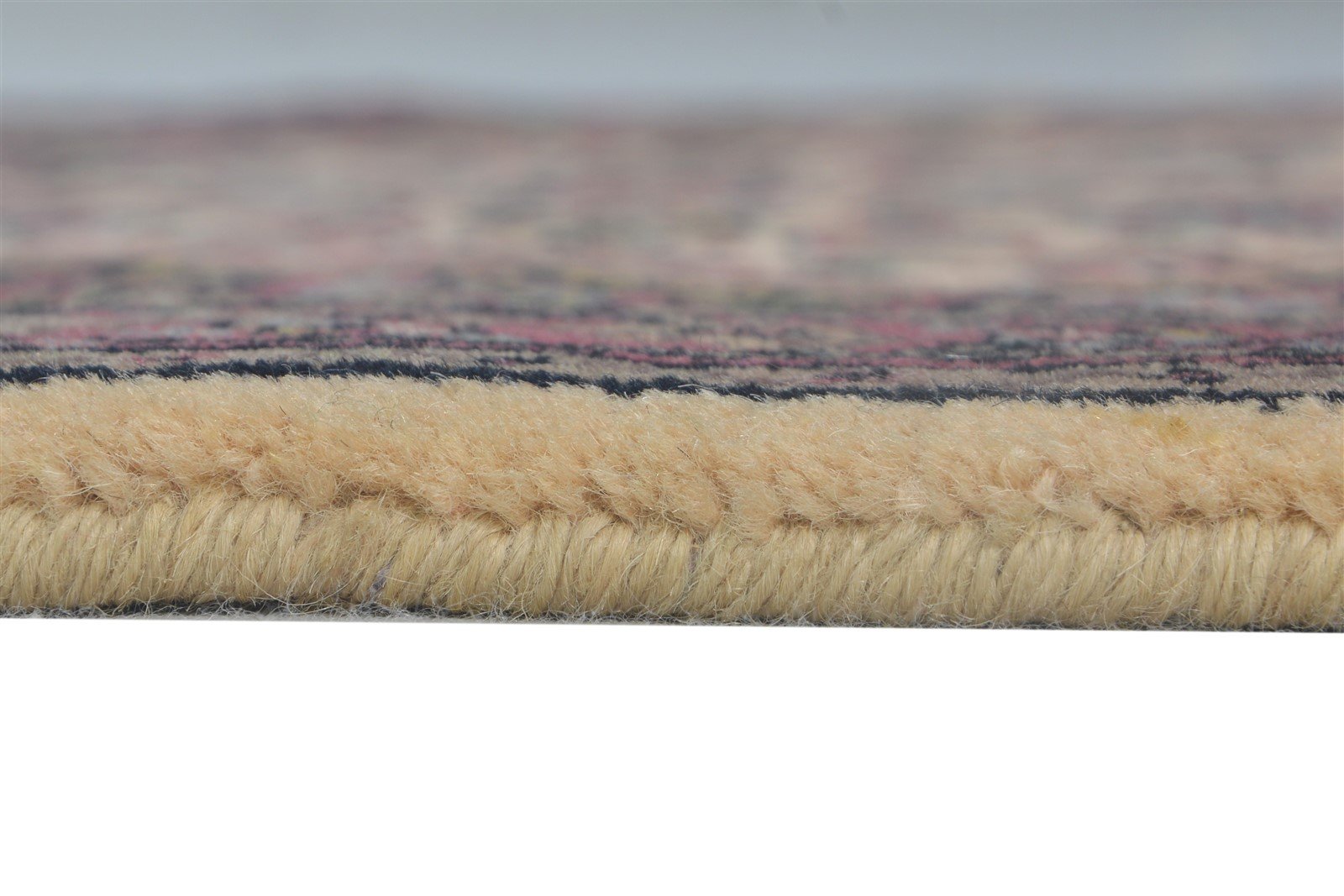 Pink Wool Rug 2' X 3' Persian Hand Knotted Tabriz Medallion Small Carpet 7864676384917