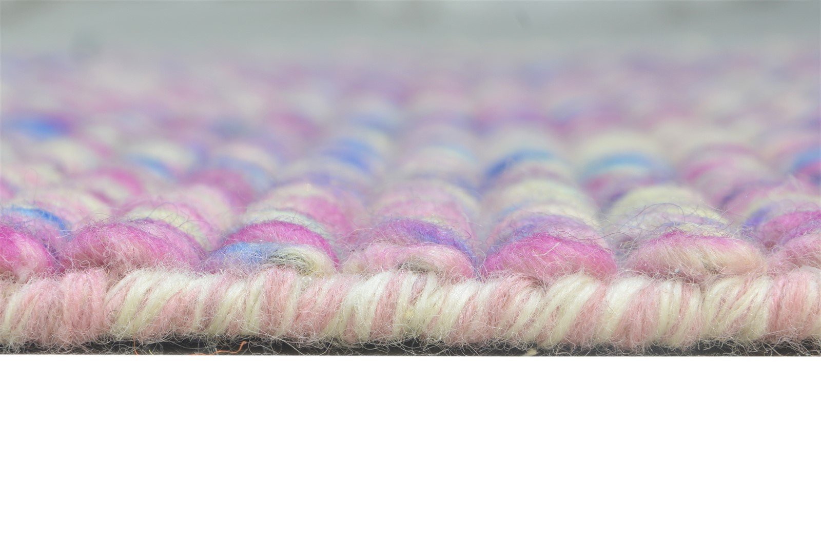 Dorella Pink Wool Rug 3' X 4' Modern Dhurrie Bohemian Abstract 7865012420757