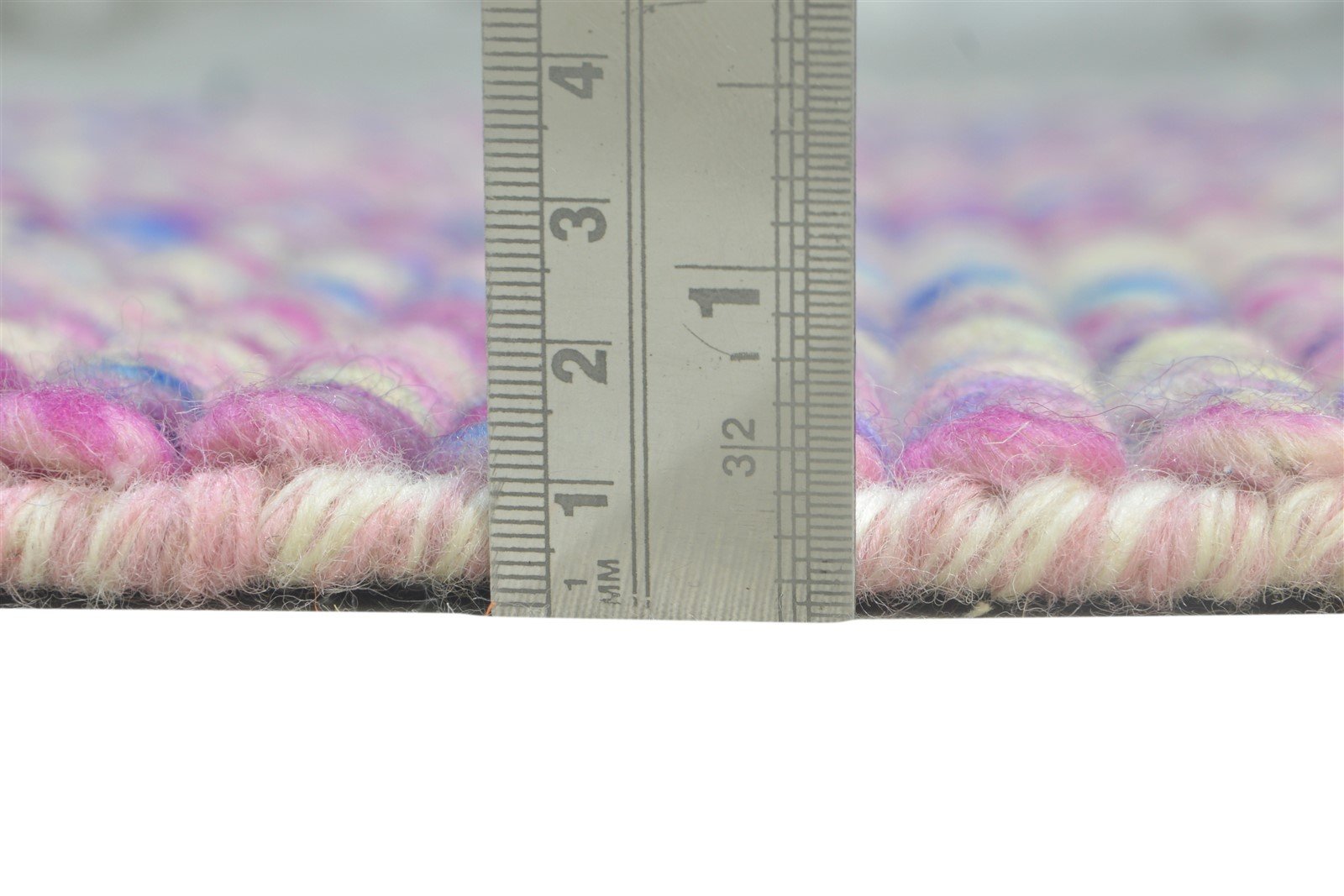 Dorella Pink Wool Rug 3' X 4' Modern Dhurrie Bohemian Abstract 7865012420757