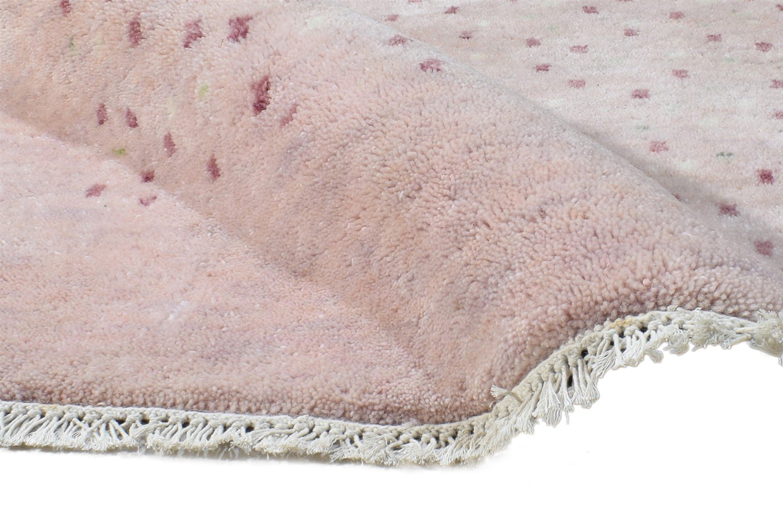Pink Wool Rug 5' X 6' Southwestern Hand Knotted American Tribal Room Size Carpet 7865011536021
