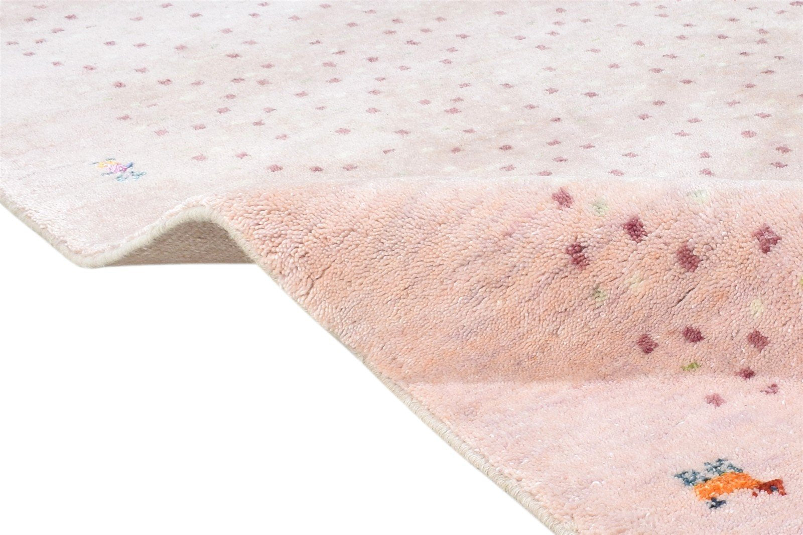 Pink Wool Rug 5' X 6' Southwestern Hand Knotted American Tribal Room Size Carpet 7865011536021