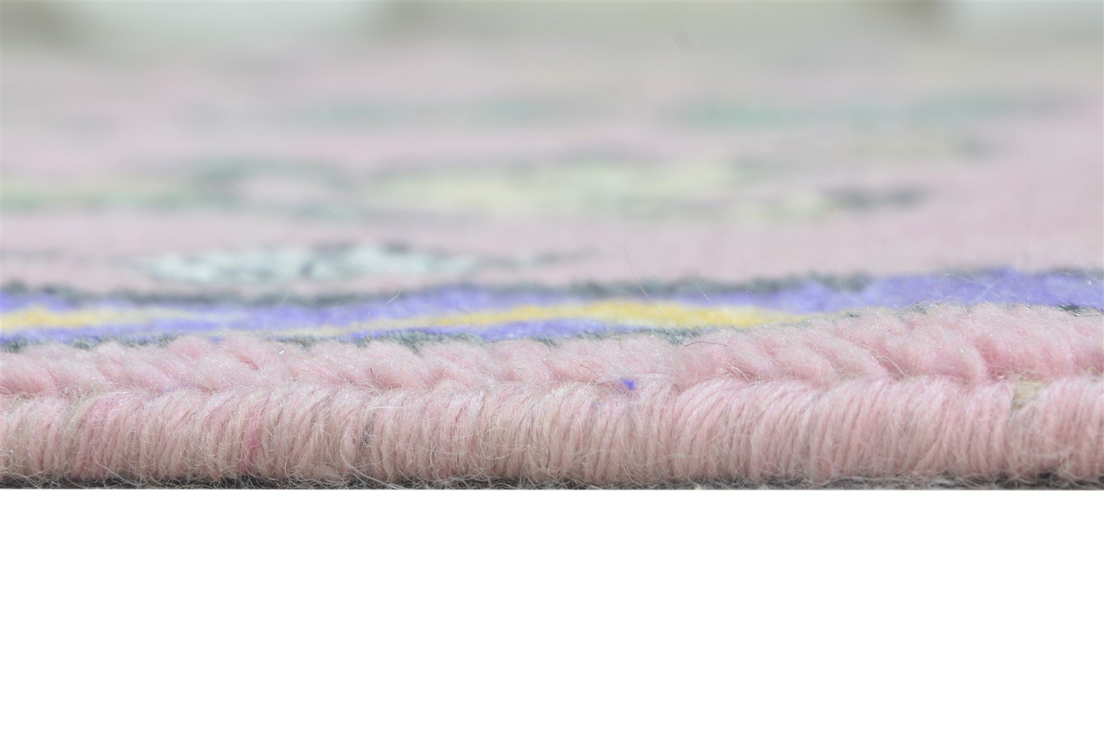 Pink Wool Rug 5' X 8' Persian Hand Knotted Mughal Oriental Room Size Carpet 7864975949973