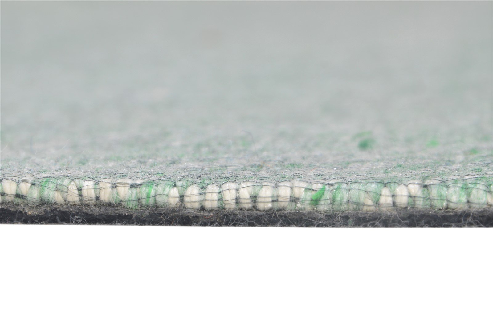 Polyester Green Rug 5X8 Modern Jacquard Loom Scandinavian Chevron Room Size 7865007407253