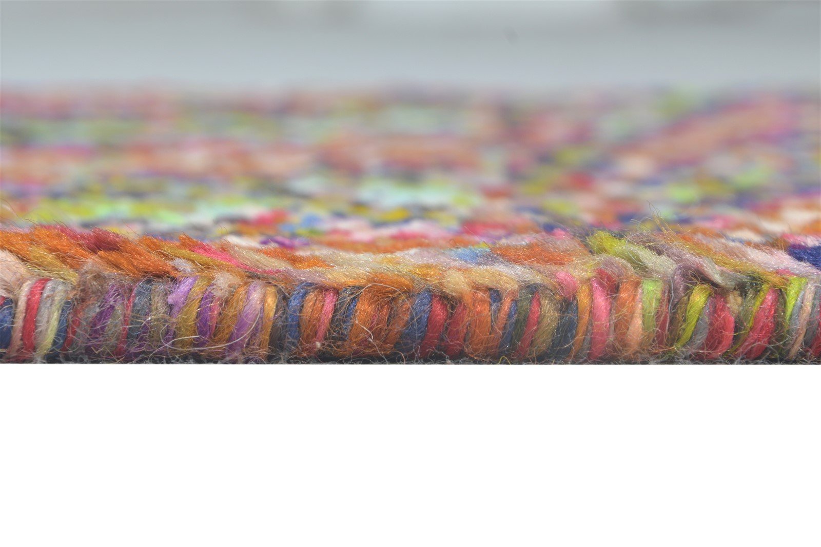 Clair Polyester Multi Color Rug 2X3 Modern Hand Knotted Bohemian Abstract 7865080152213