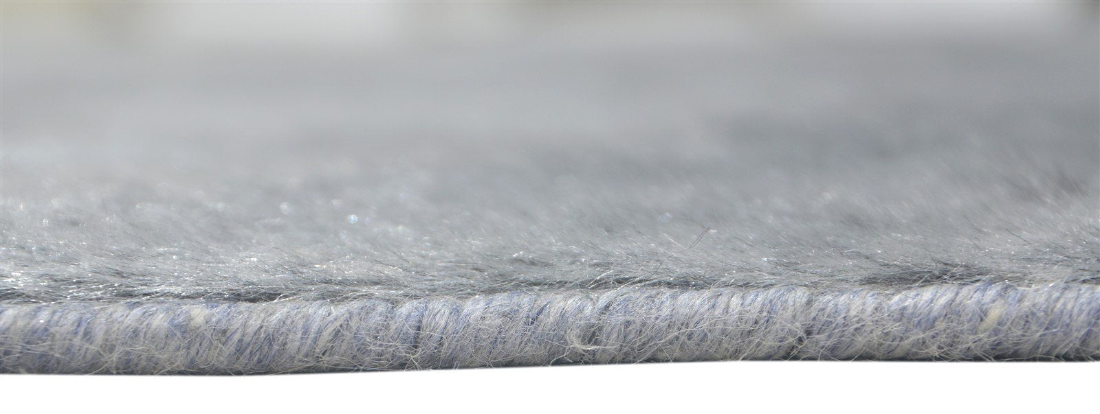Polypropylene Grey Rug 5X8 Modern Hand Woven Scandinavian Solid Room Size Carpet 7860679671957