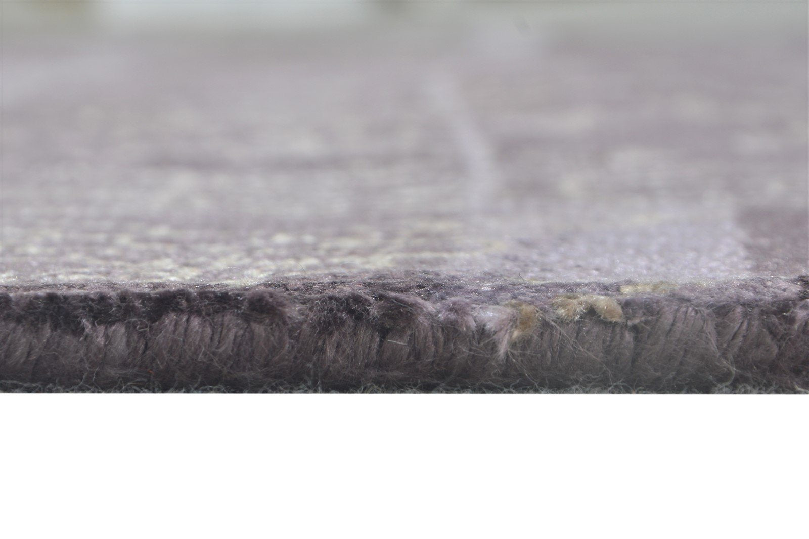 Purple Rayon From Bamboo Rug 6X9 Modern Hand Knotted American Abstract Room Size 7865106464917