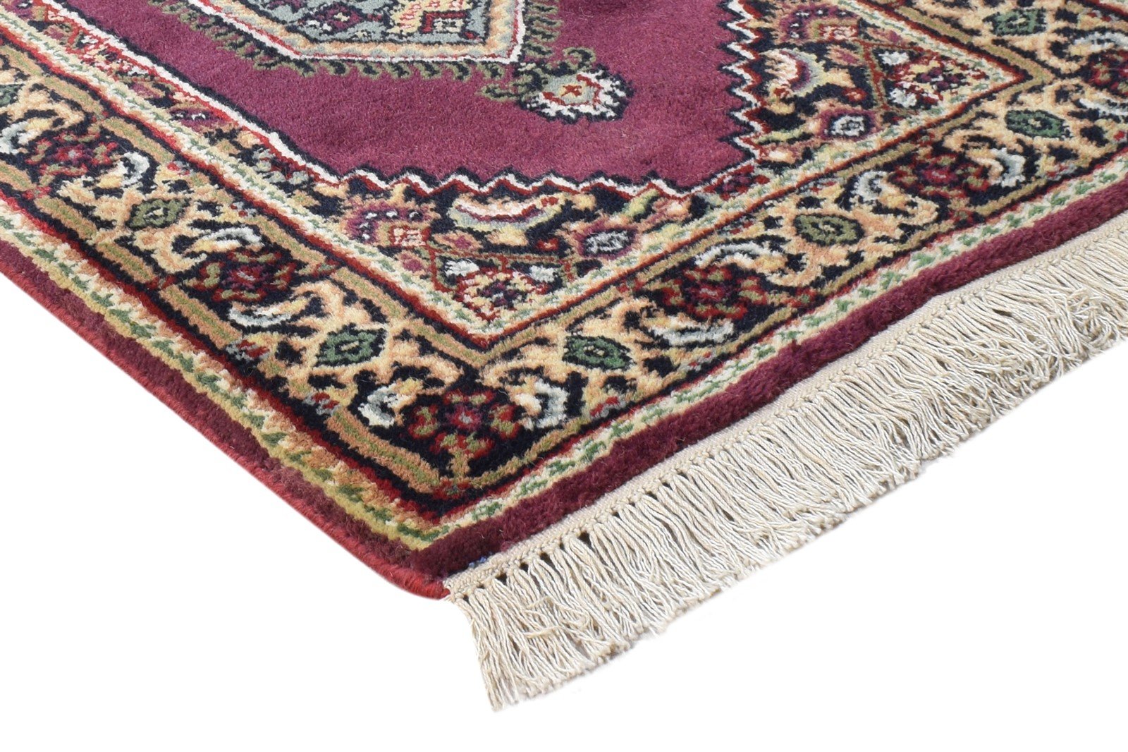 Tildie Purple Wool Rug 2' X 3' Persian Hand Knotted Oriental Medallion 7864675860629