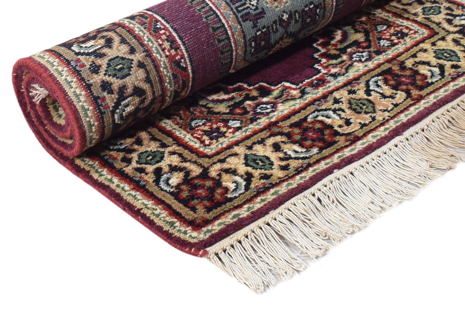 Tildie Purple Wool Rug 2' X 3' Persian Hand Knotted Oriental Medallion 7864675860629