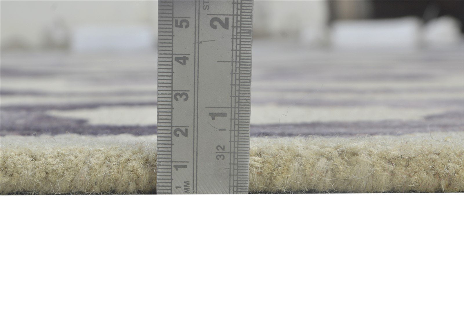 Carlene Purple Wool Rug 5' X 8' Modern Hand Tufted Indian Abstract 7864275173525