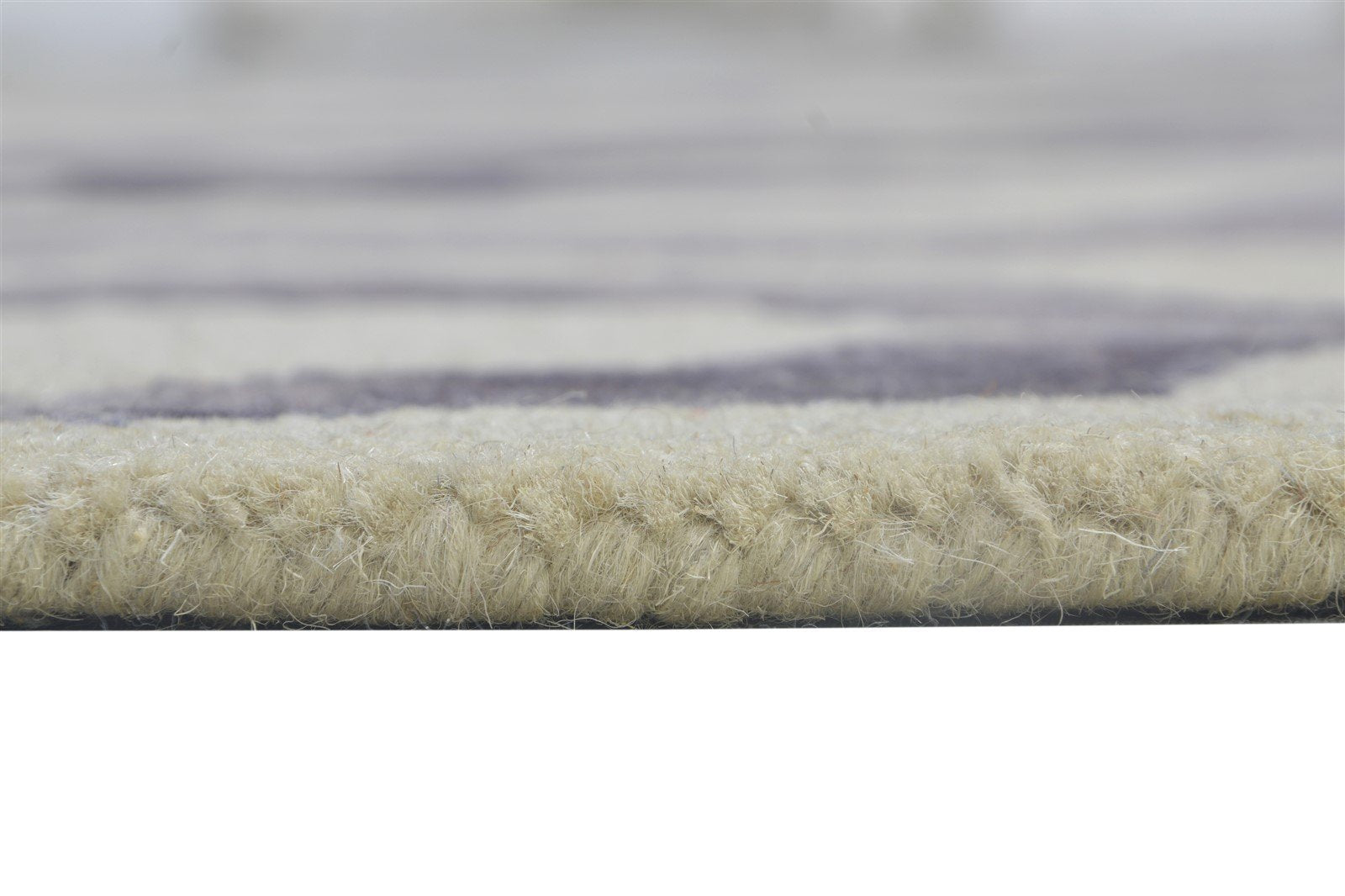 Molly Purple Wool Rug 5' X 8' Modern Hand Tufted Indian Abstract 7864290050197
