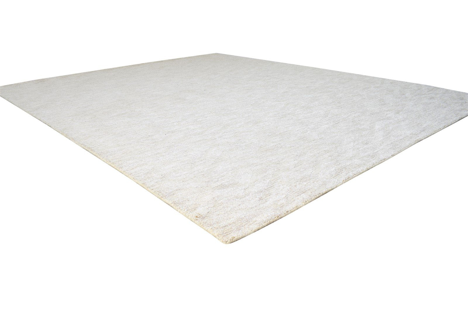 Rayon From Bamboo Beige Rug 8X10 Modern Hand Woven Scandinavian Geometric Large 7864494129301